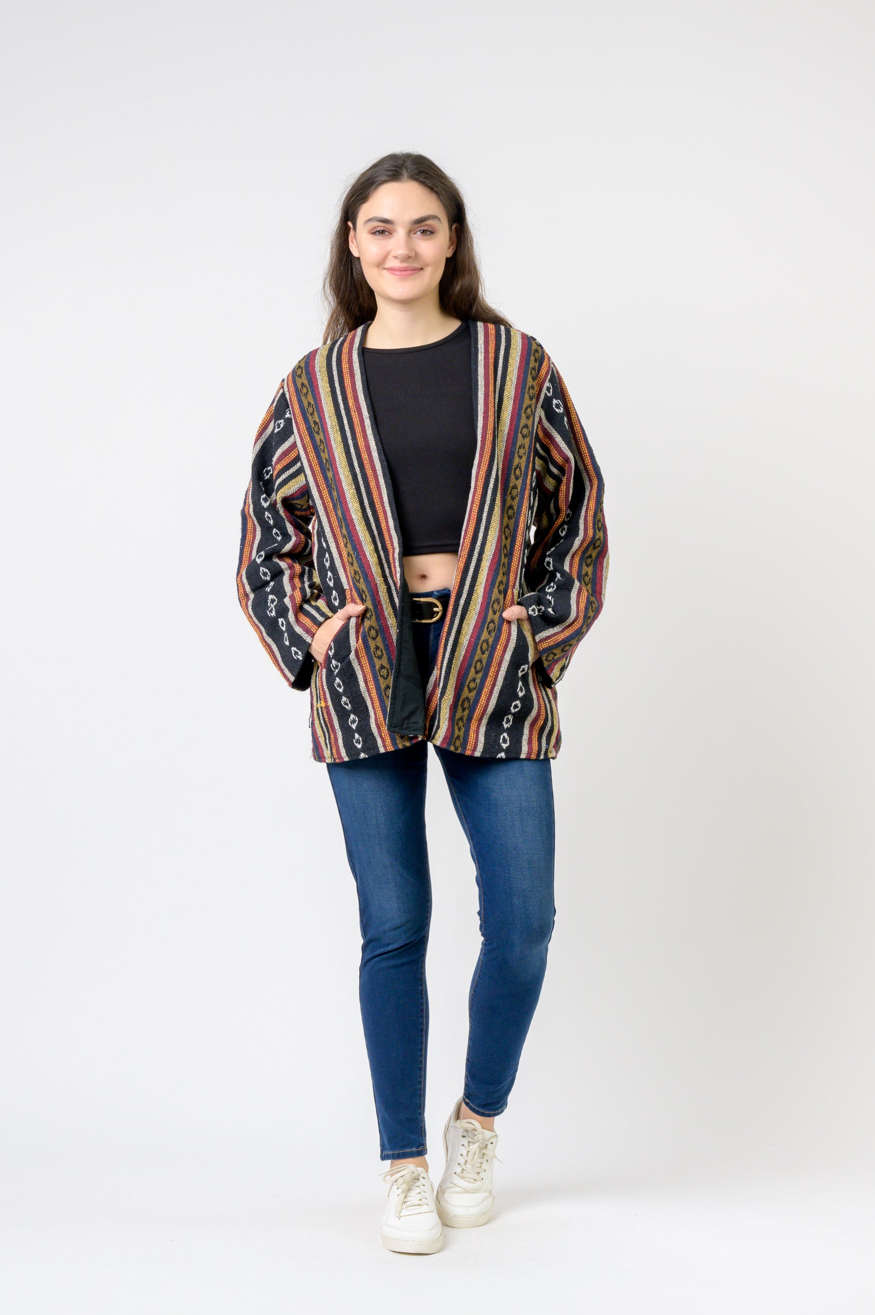 Woven Open Jacket - Assorted