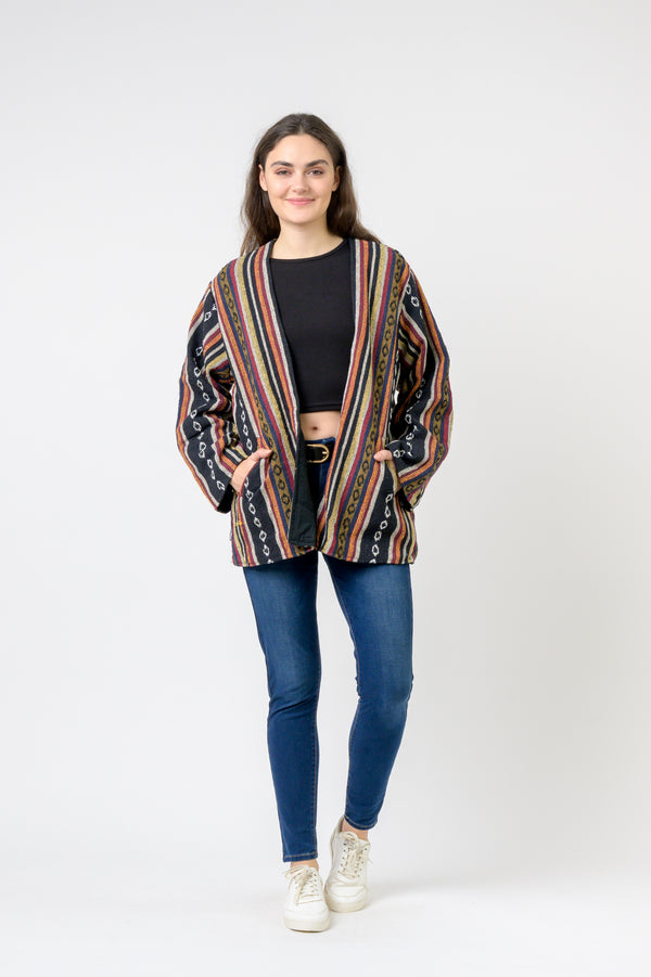 Woven Open Jacket - Assorted
