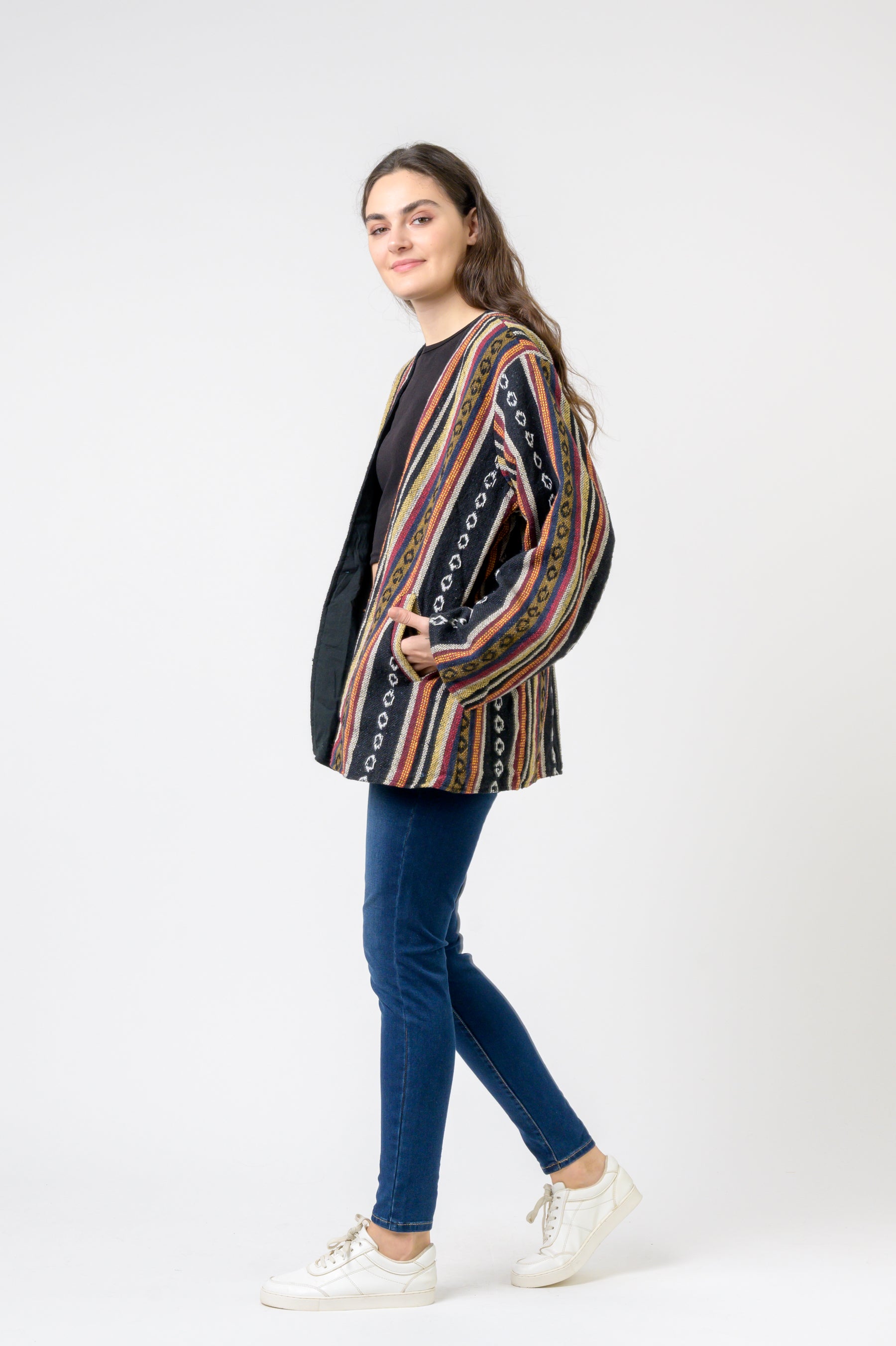 Woven Open Jacket - Assorted