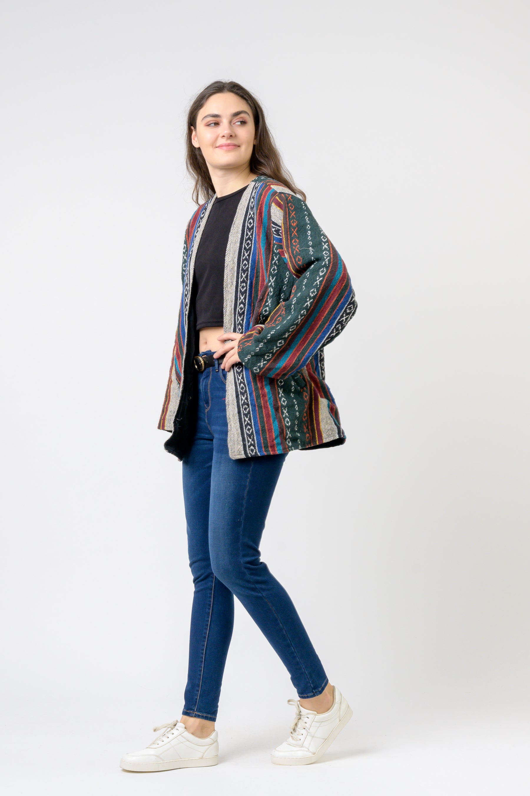 Woven Open Jacket