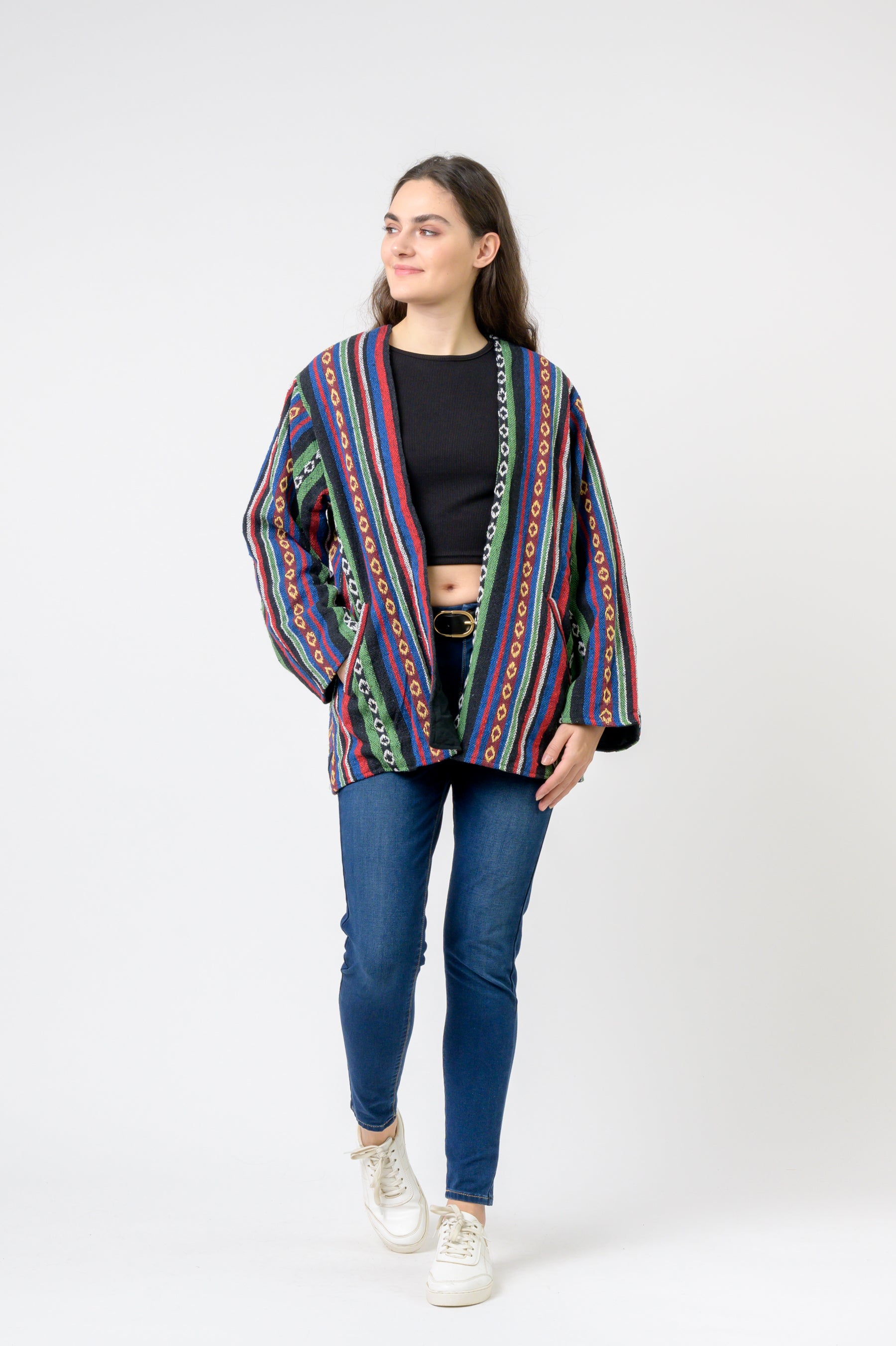 Woven Open Jacket