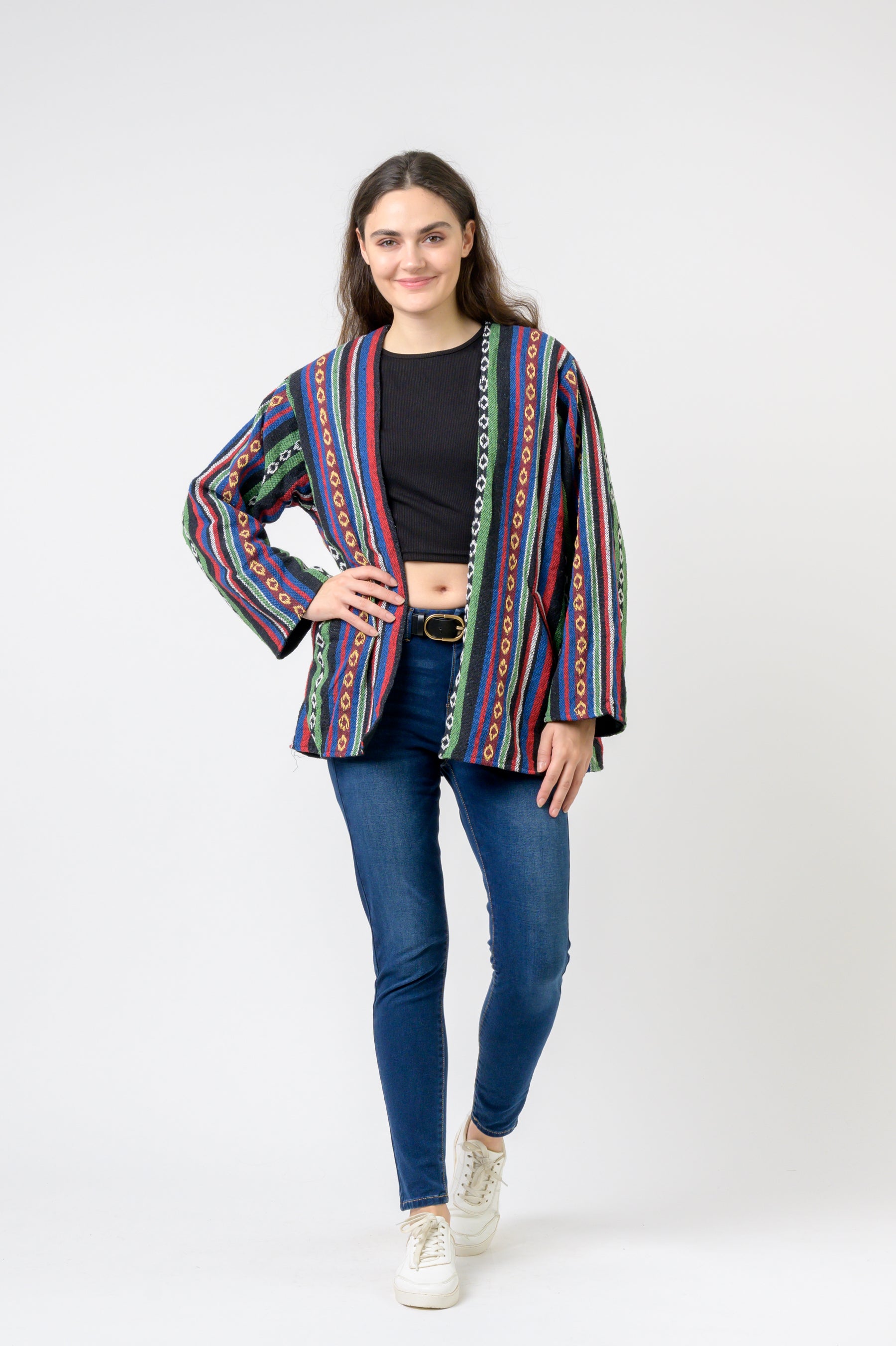 Woven Open Jacket - Assorted