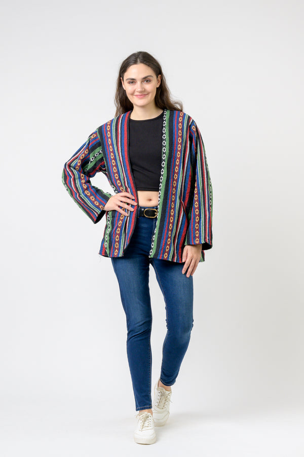 Woven Open Jacket - Assorted