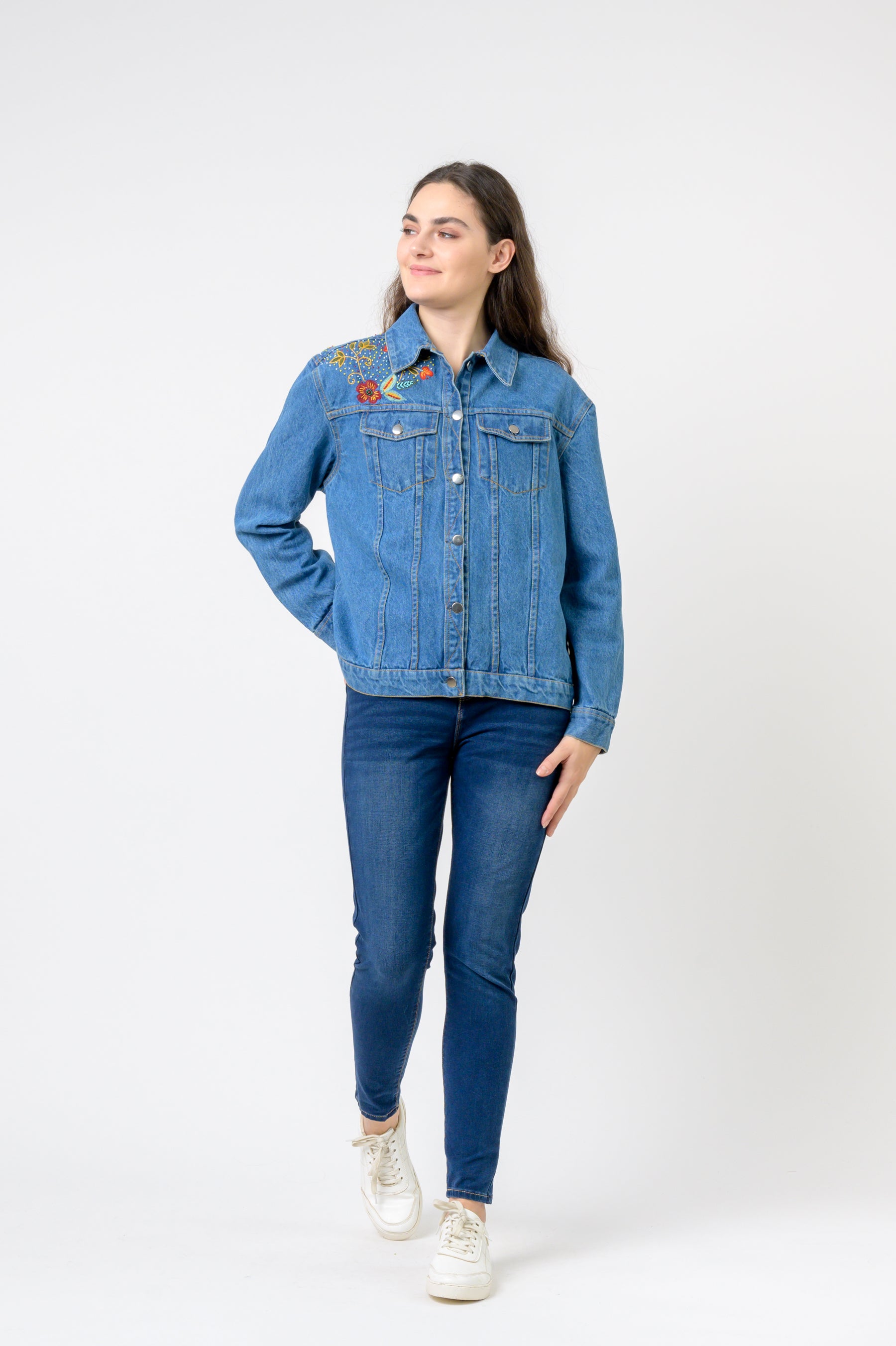 Embroidered Jean Jacket