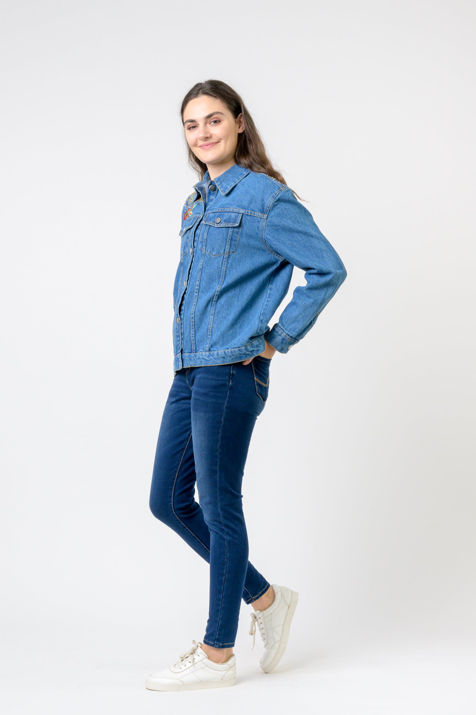 Embroidered Jean Jacket