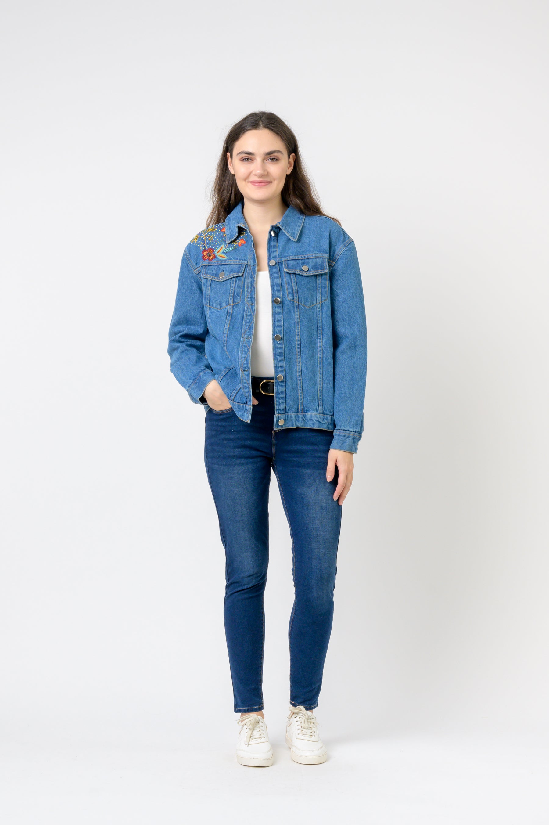 Embroidered Jean Jacket