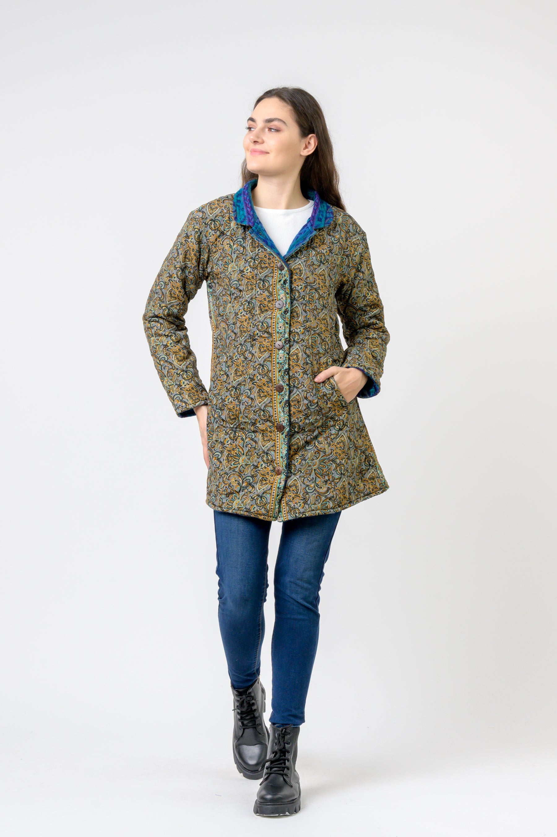 Patterned Tagai Jacket