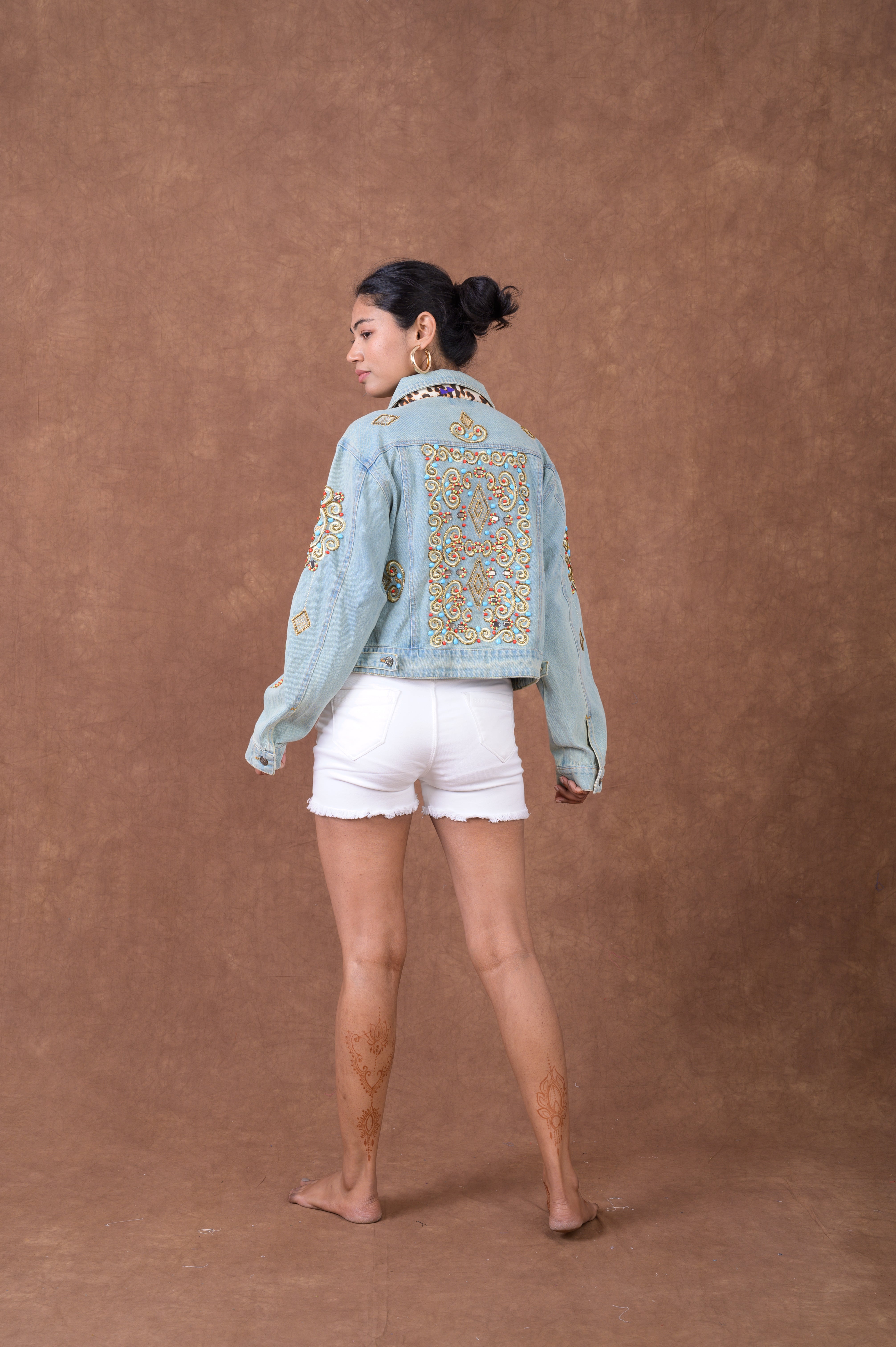 Embroidered Denim Jacket