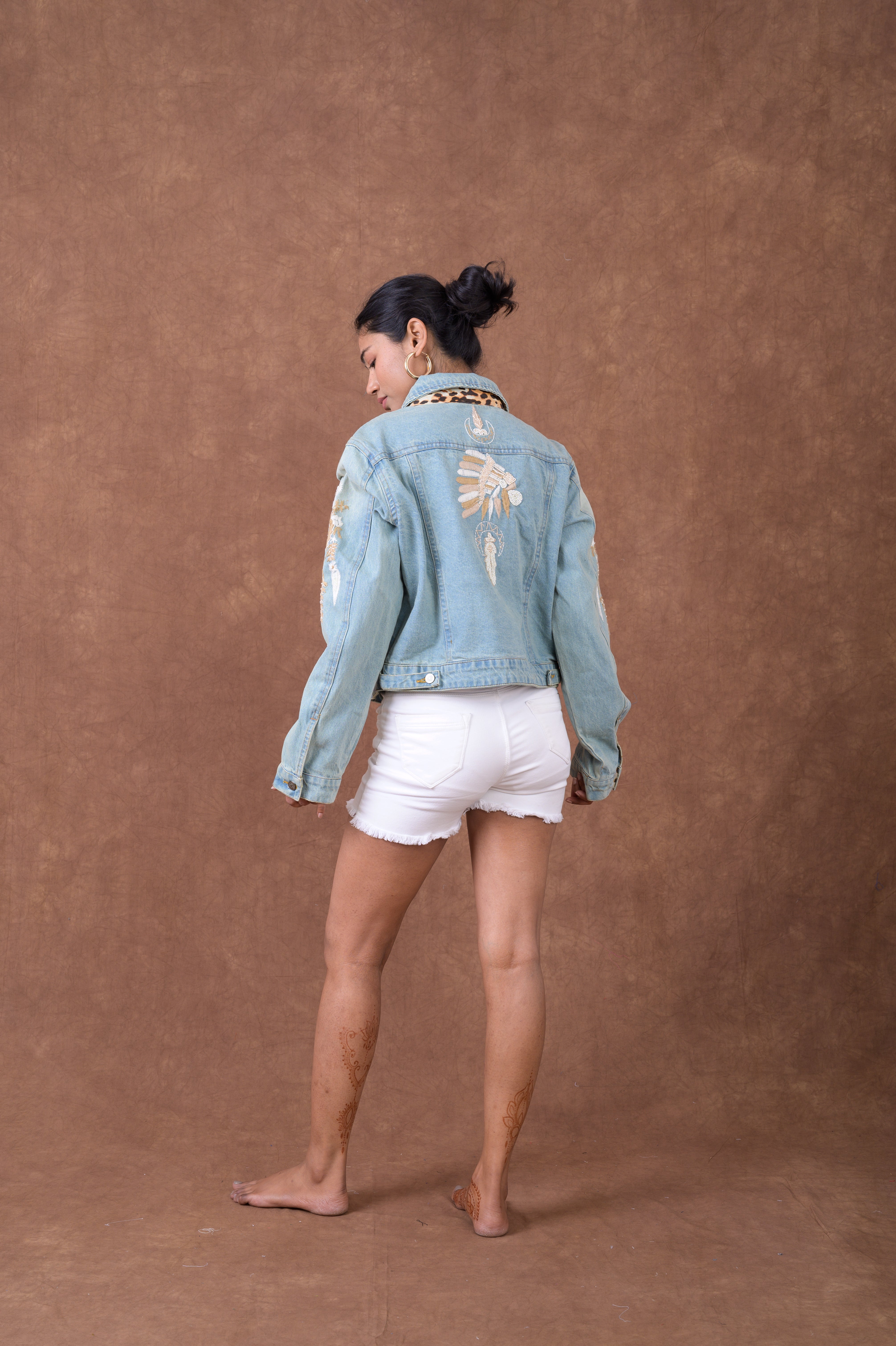 Embroidered Denim Jacket