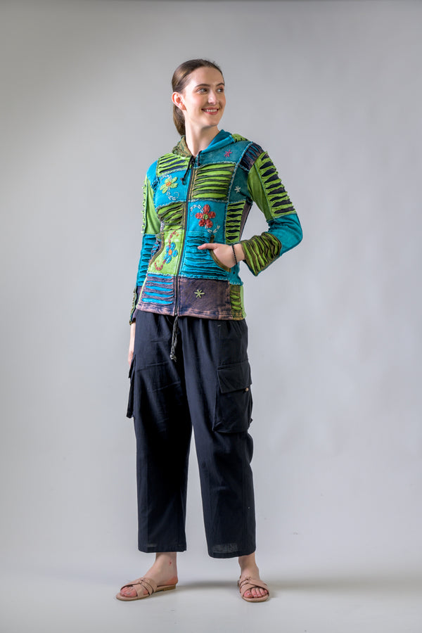 Bold Vented Flower Jacket