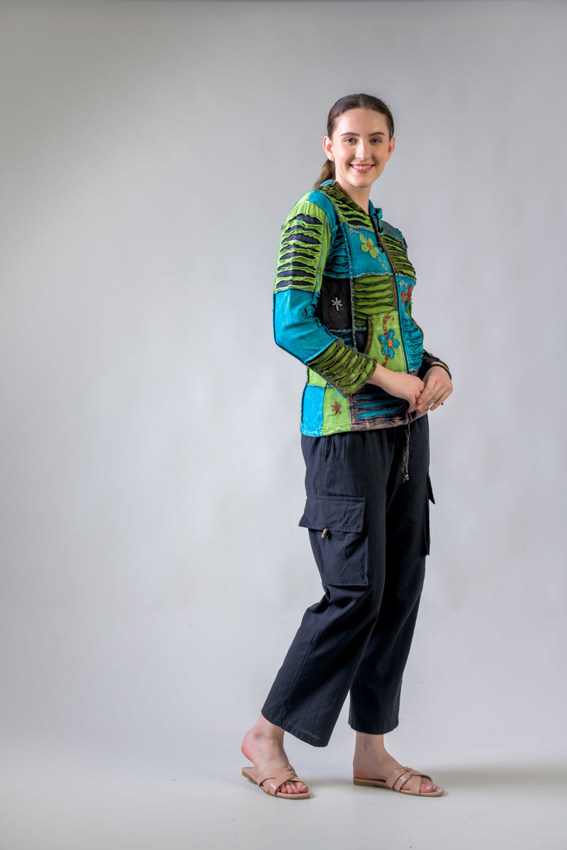Bold Vented Flower Jacket - Assorted