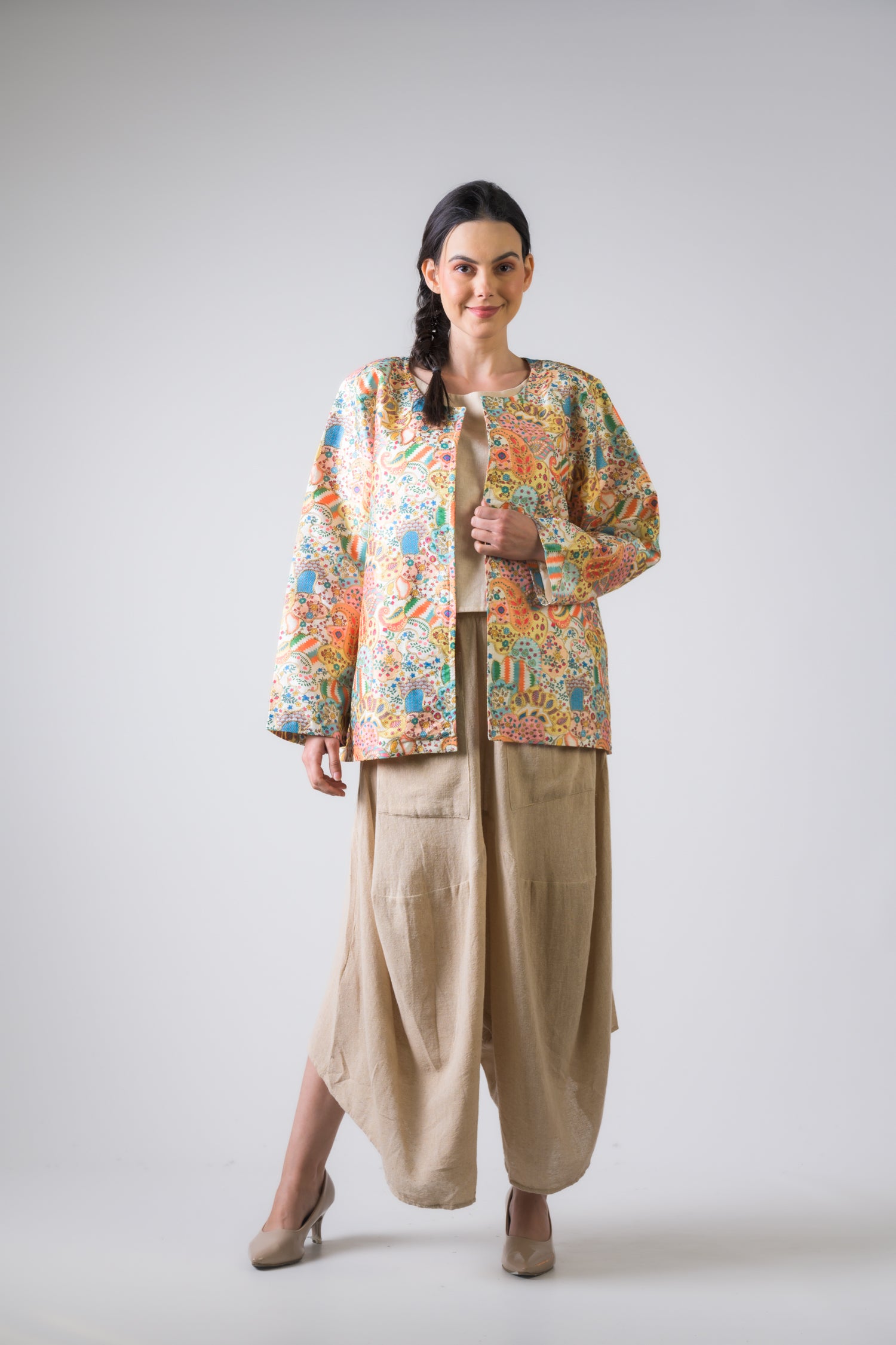 Bold Handy Cotton Jacket - Assorted