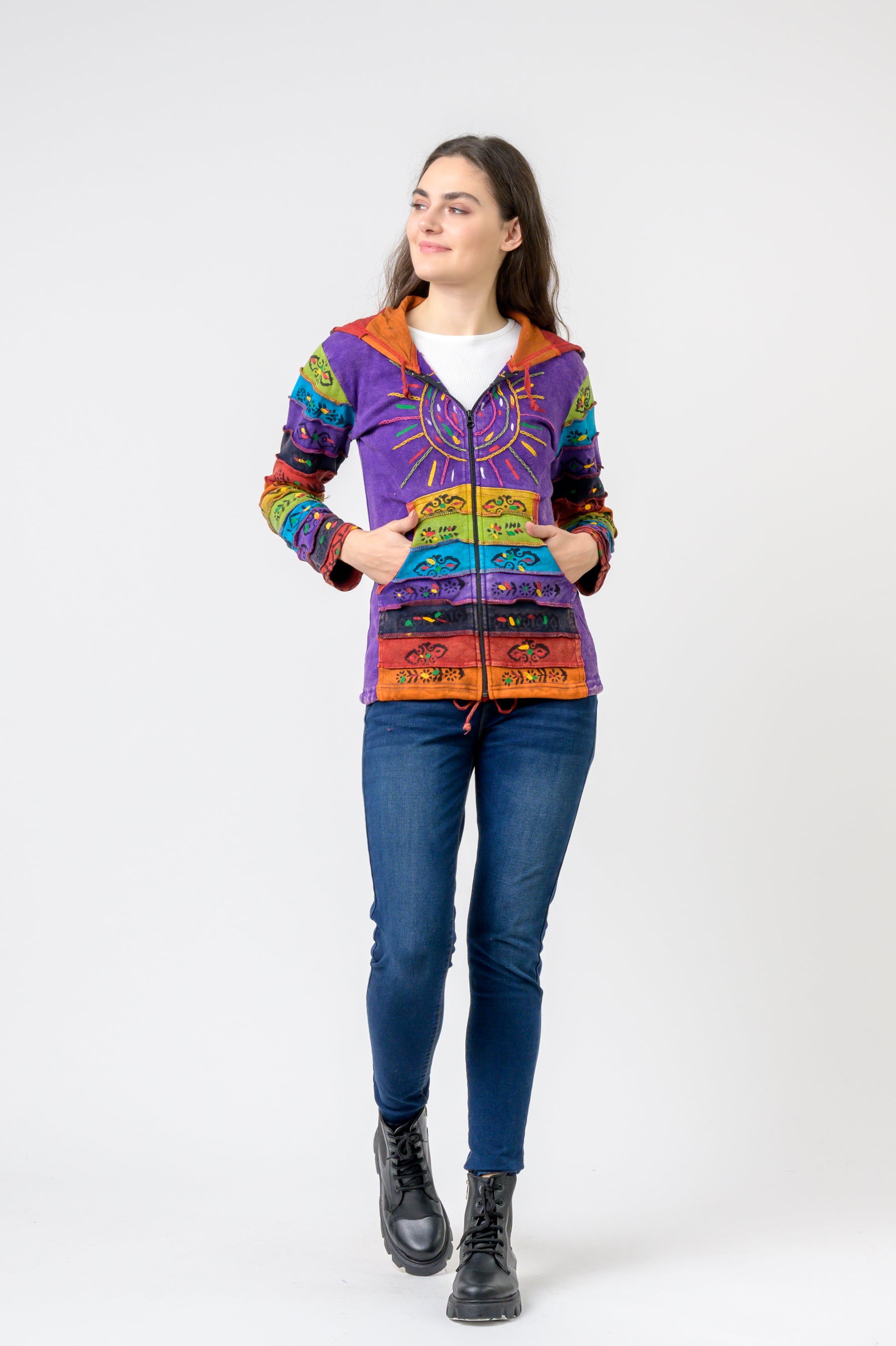 Rhea Sun Print Jacket