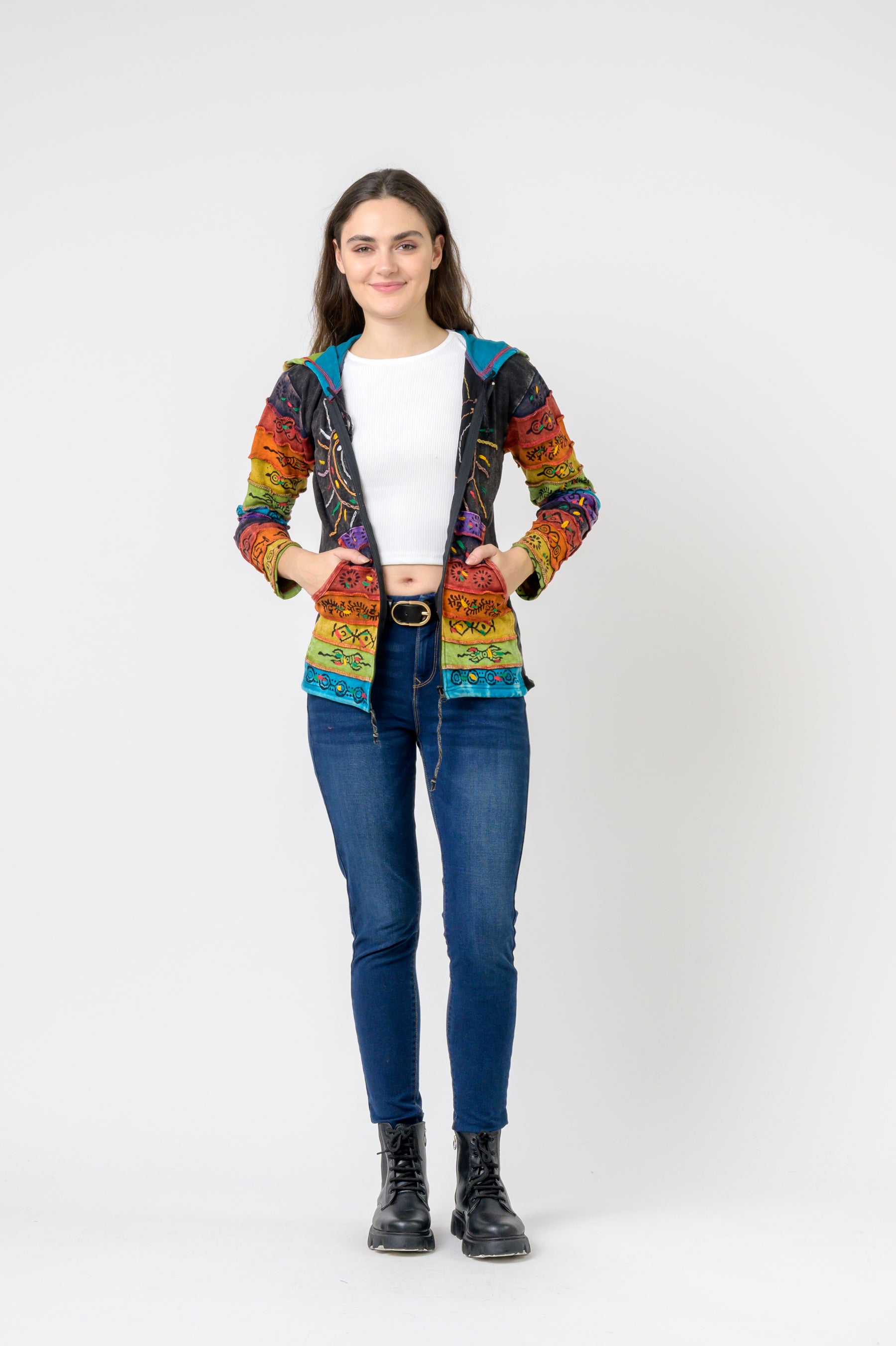 Rhea Sun Print Jacket