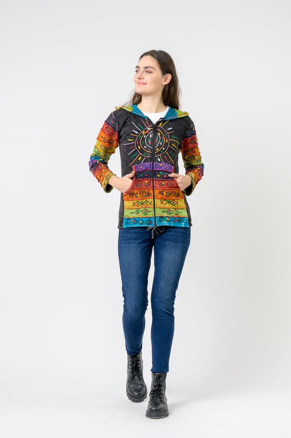 Rhea Sun Print Jacket