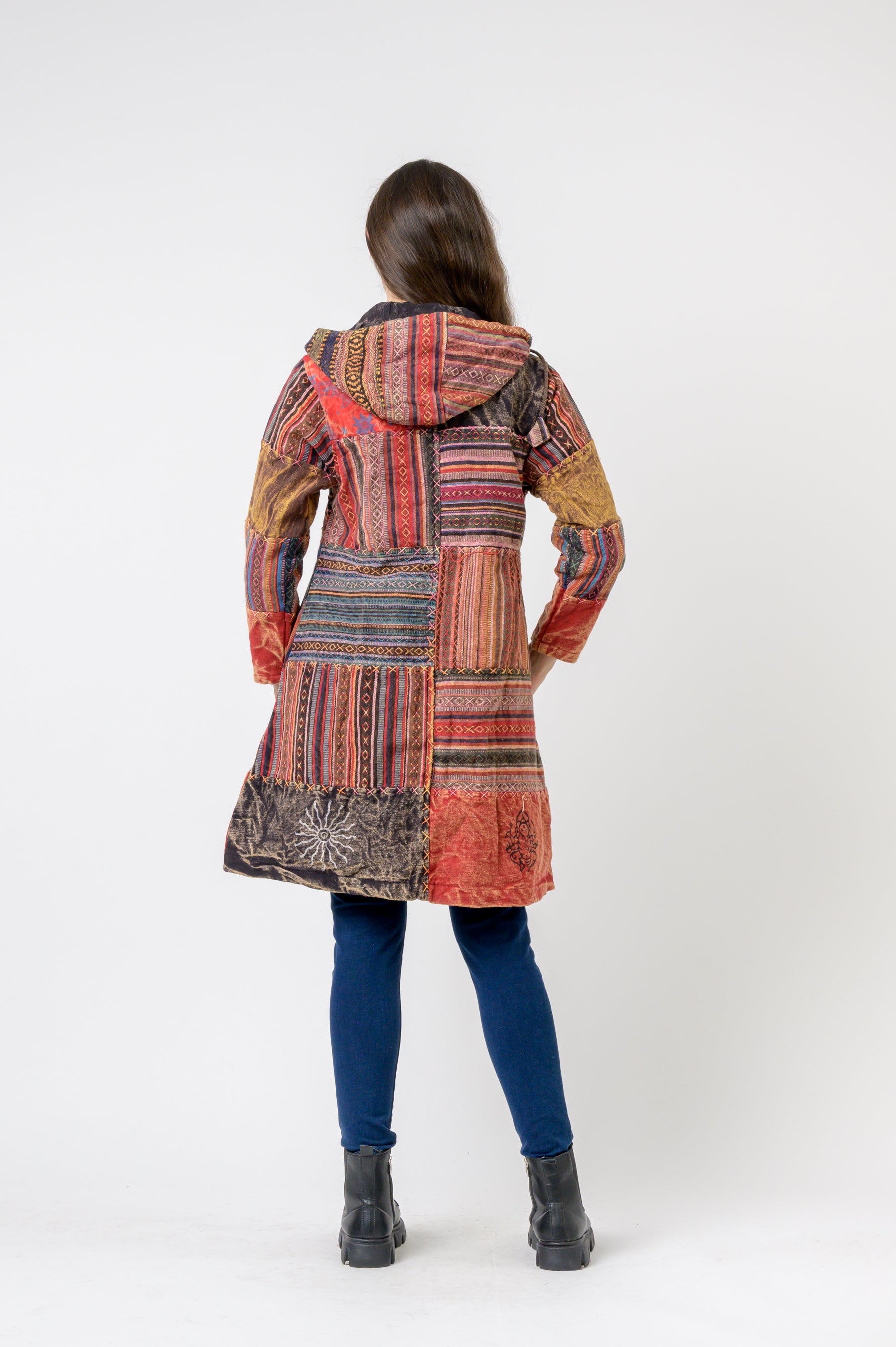 Cotton Button Long Jacket