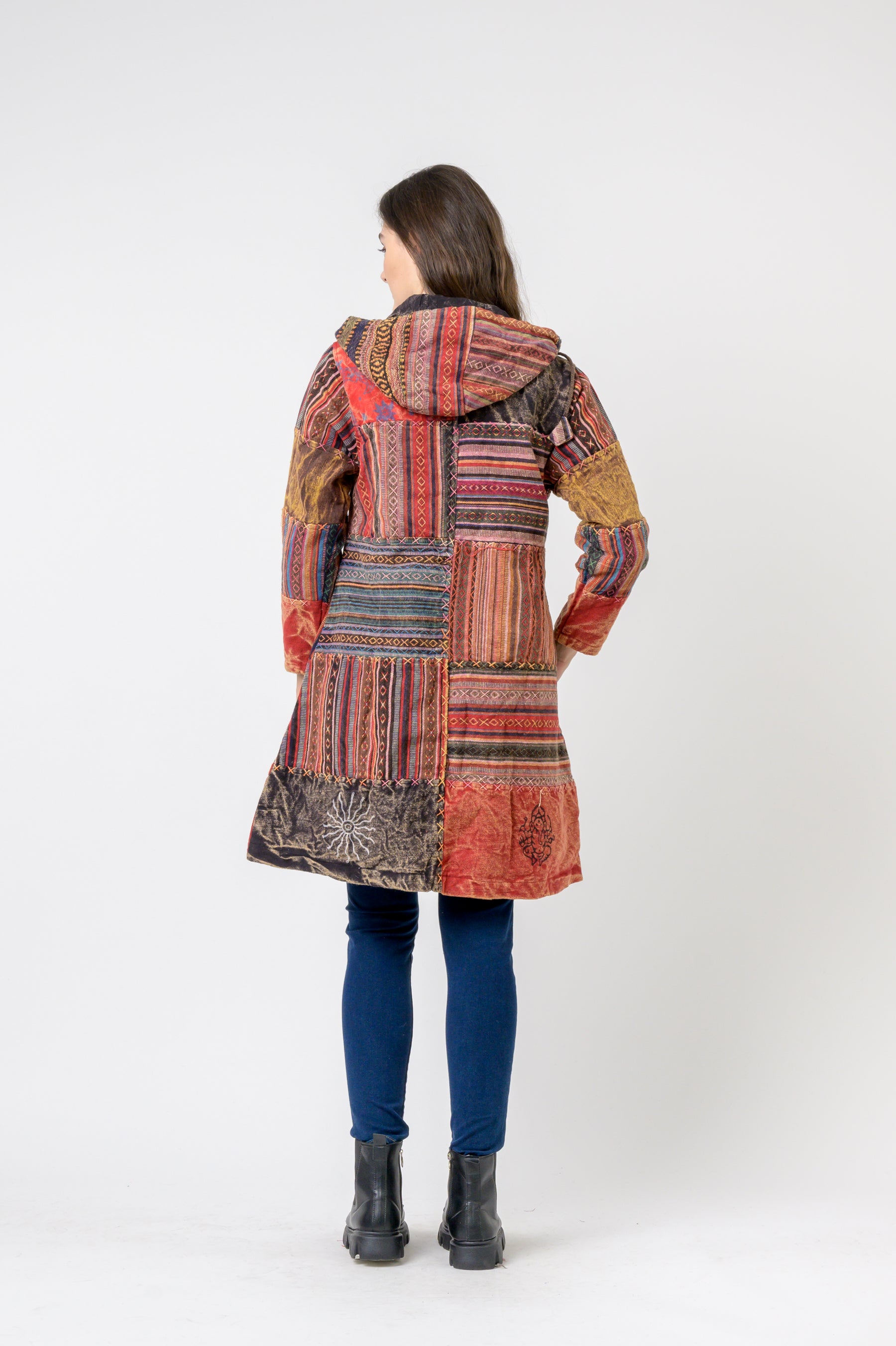 Cotton Button Long Jacket