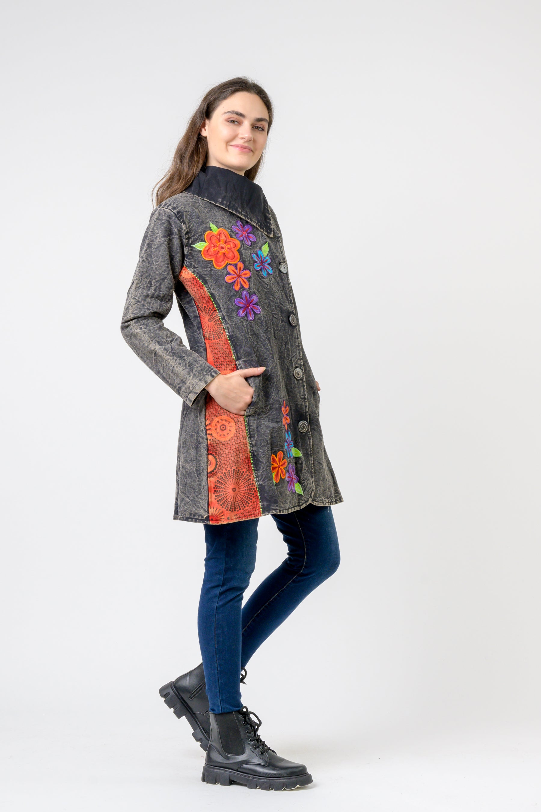 Double Breasted Cotton Jacket