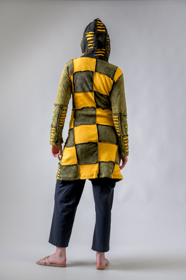 Cotton Long Flower Jacket