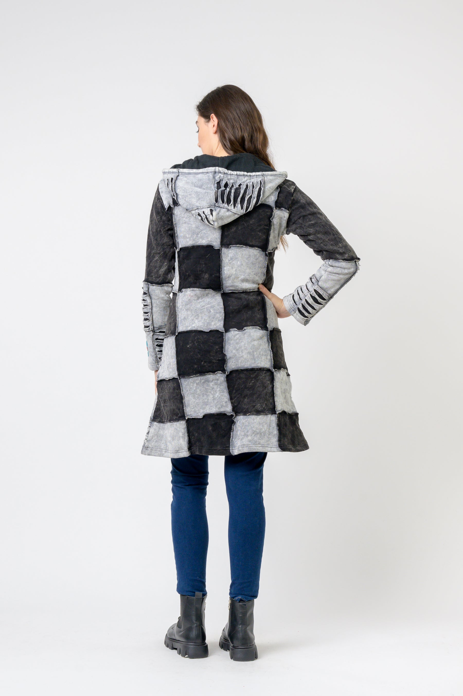 Cotton Long Flower Jacket