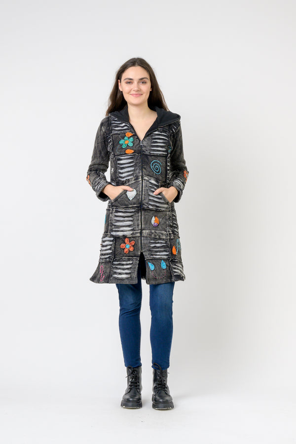 Cotton Om Long Jacket