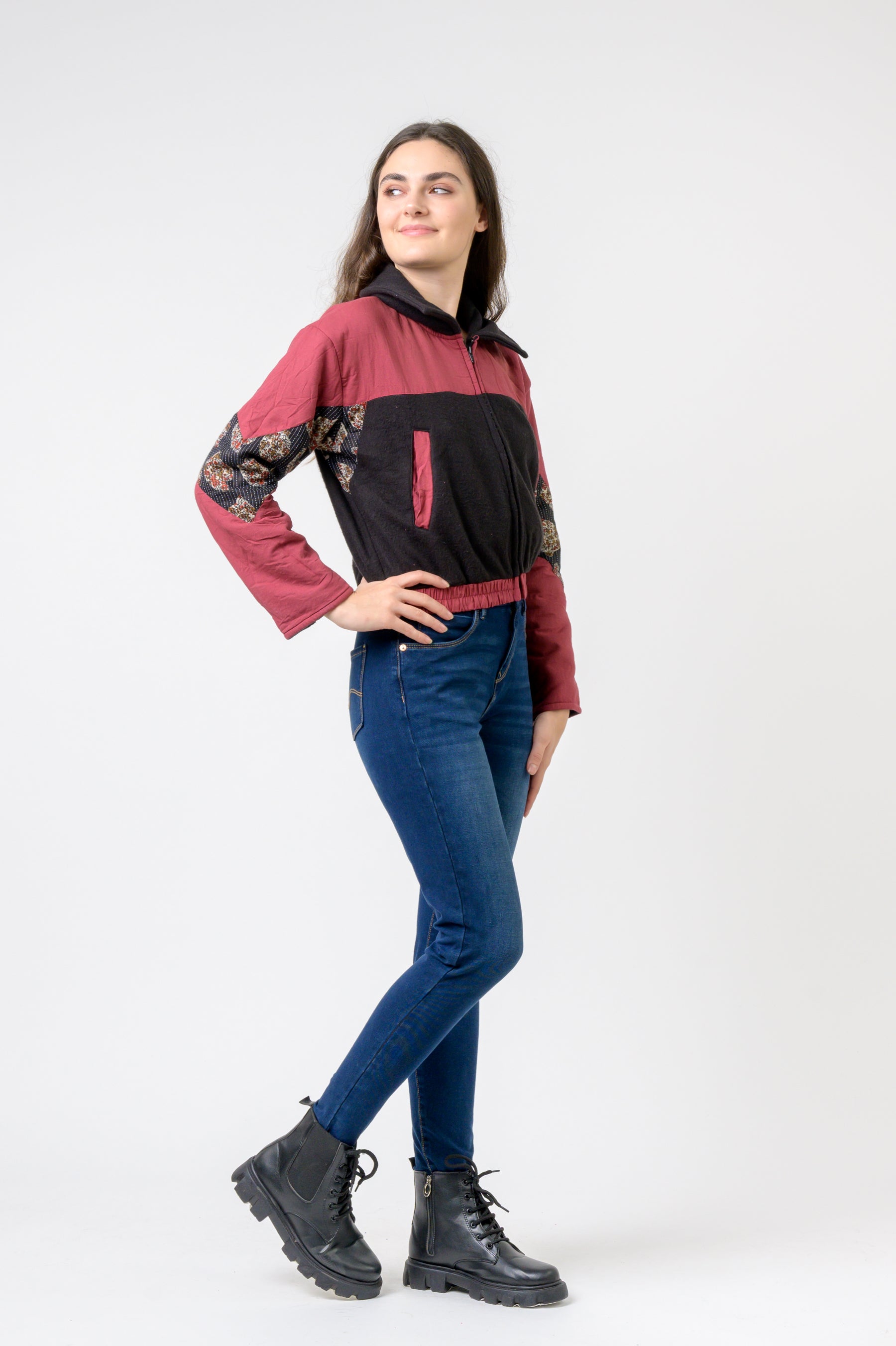 Floral Fleecy Jacket