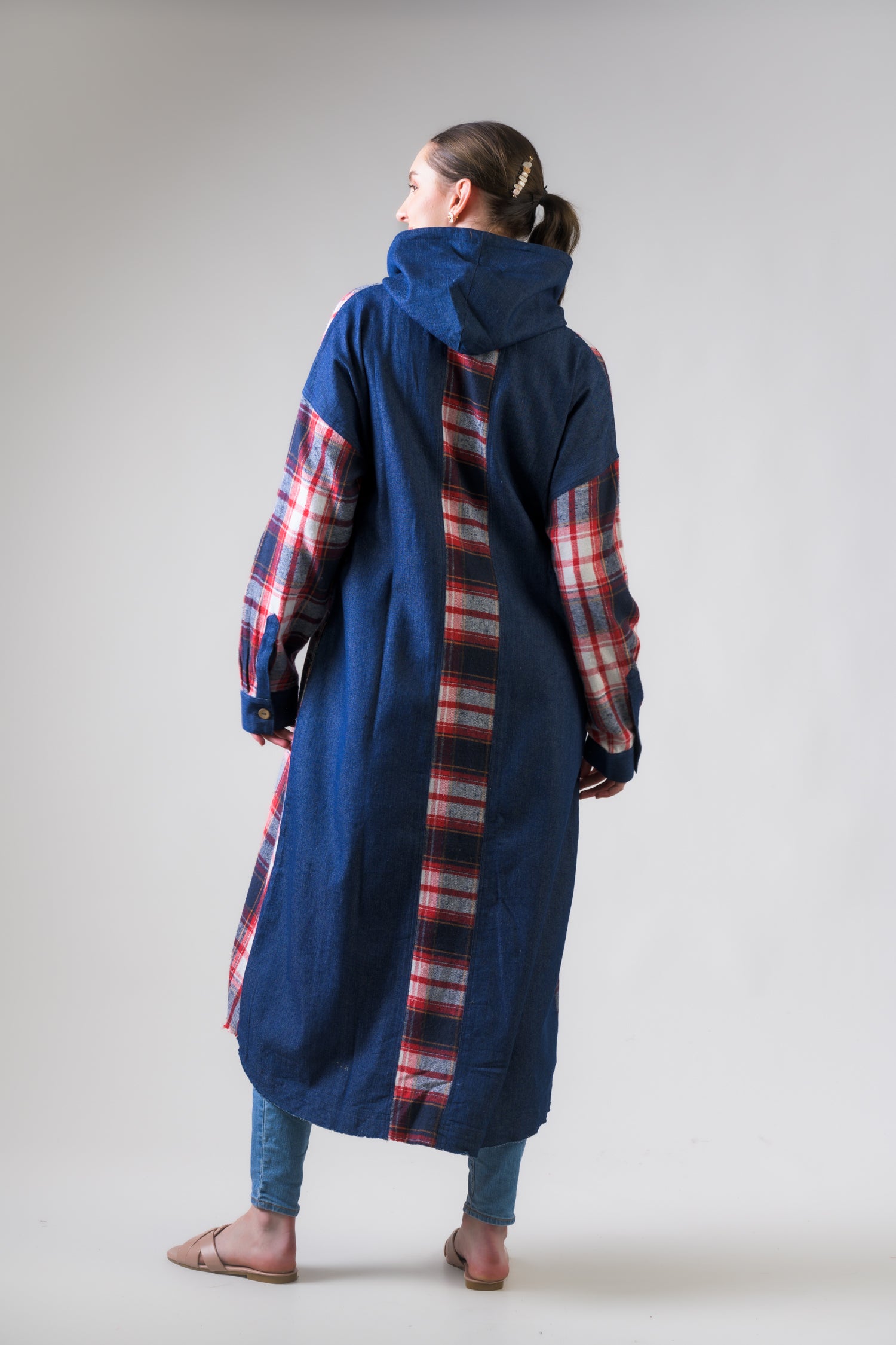 Audrey Long Jacket - Blue