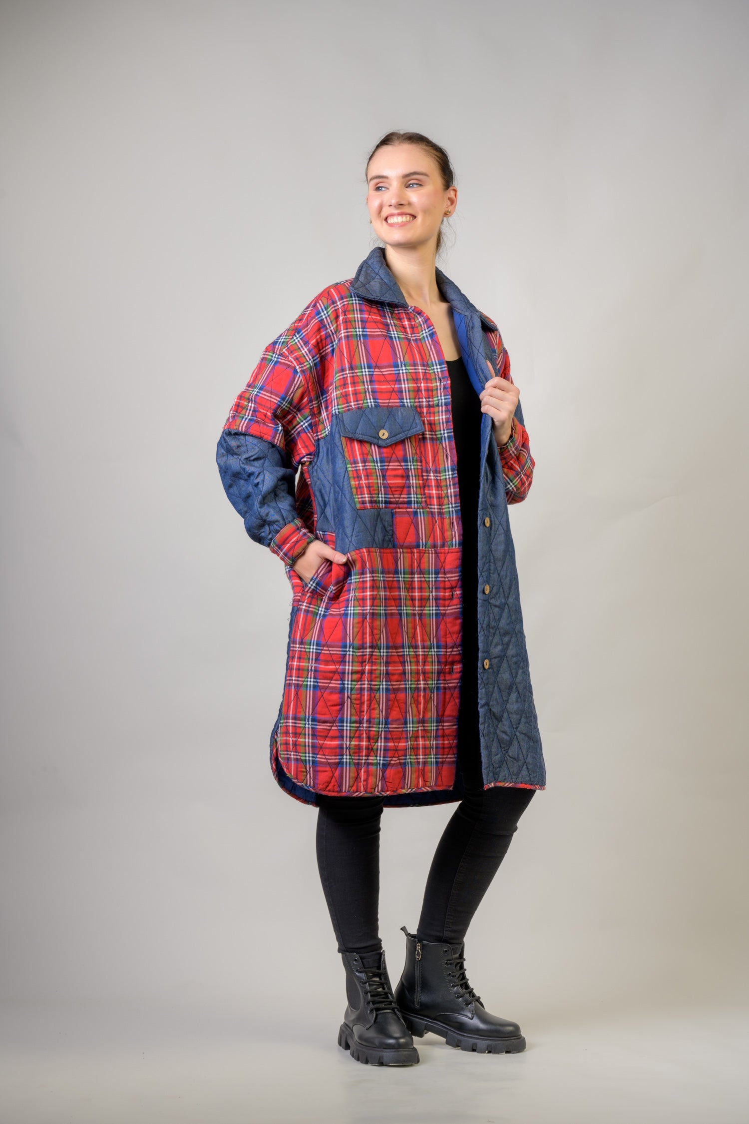 Rhea Joy Oversized Quilted Jacket