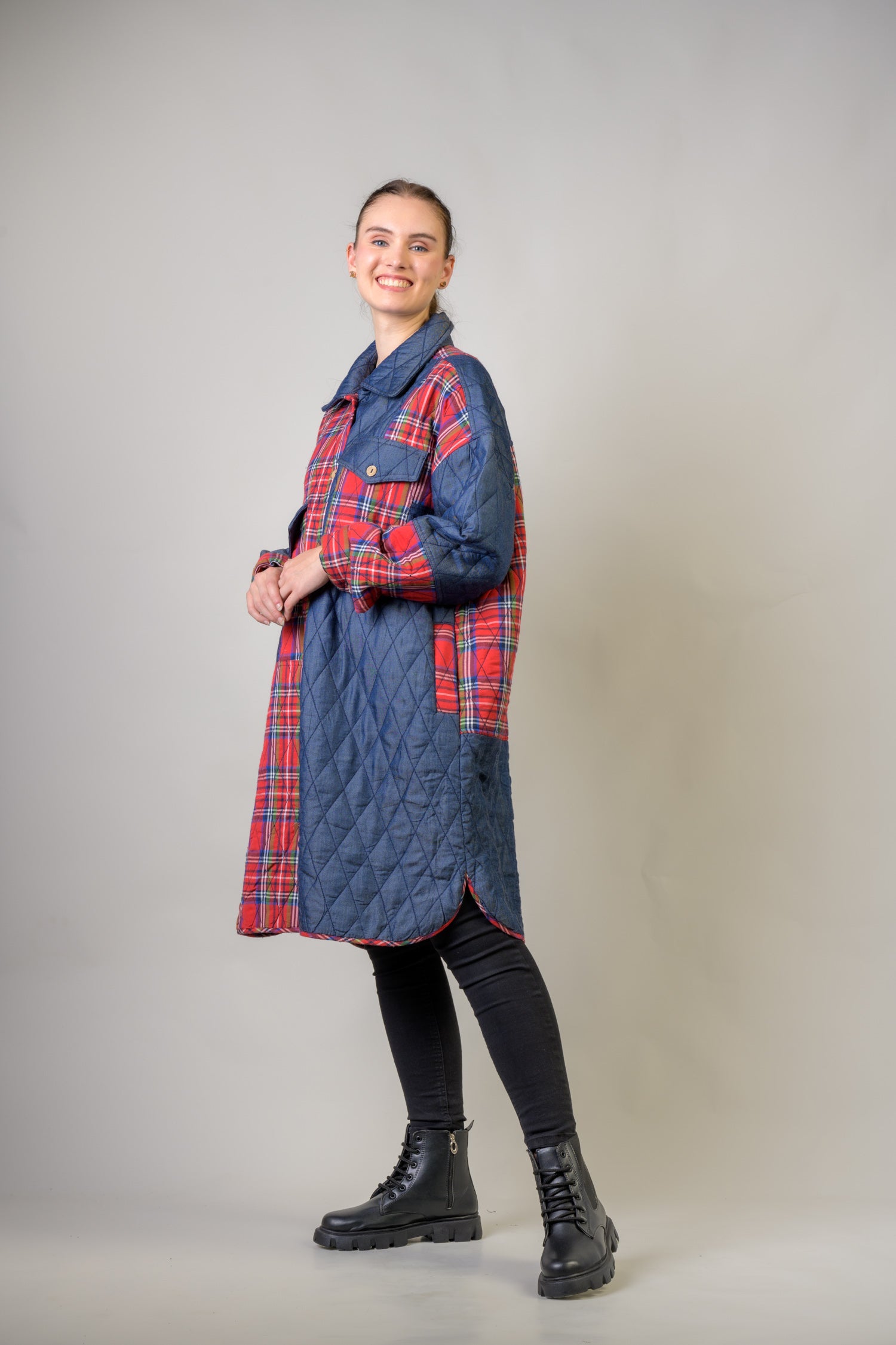 Rhea Joy Oversized Quilted Jacket