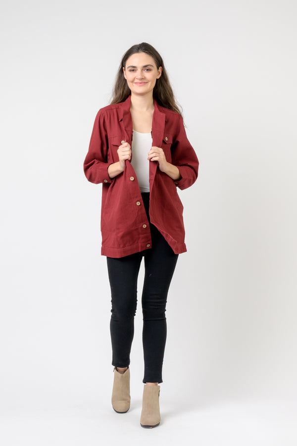 Kennedy Jacket - Maroon