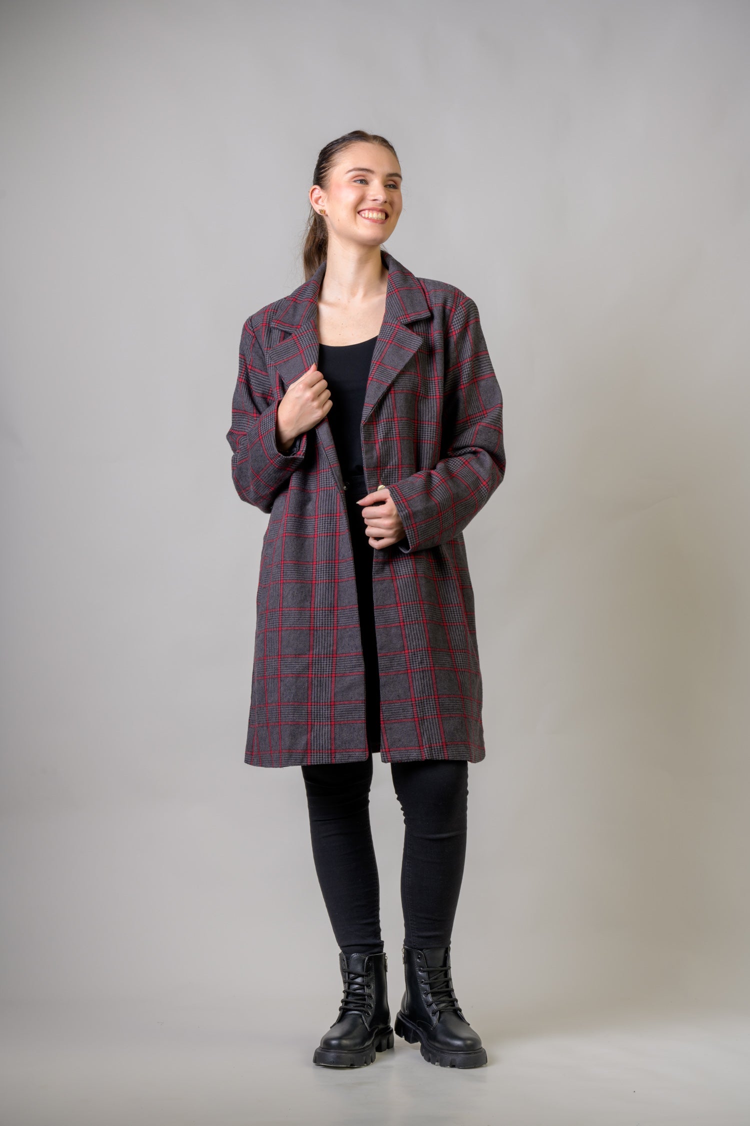 Rhea French Coat Red / S/M