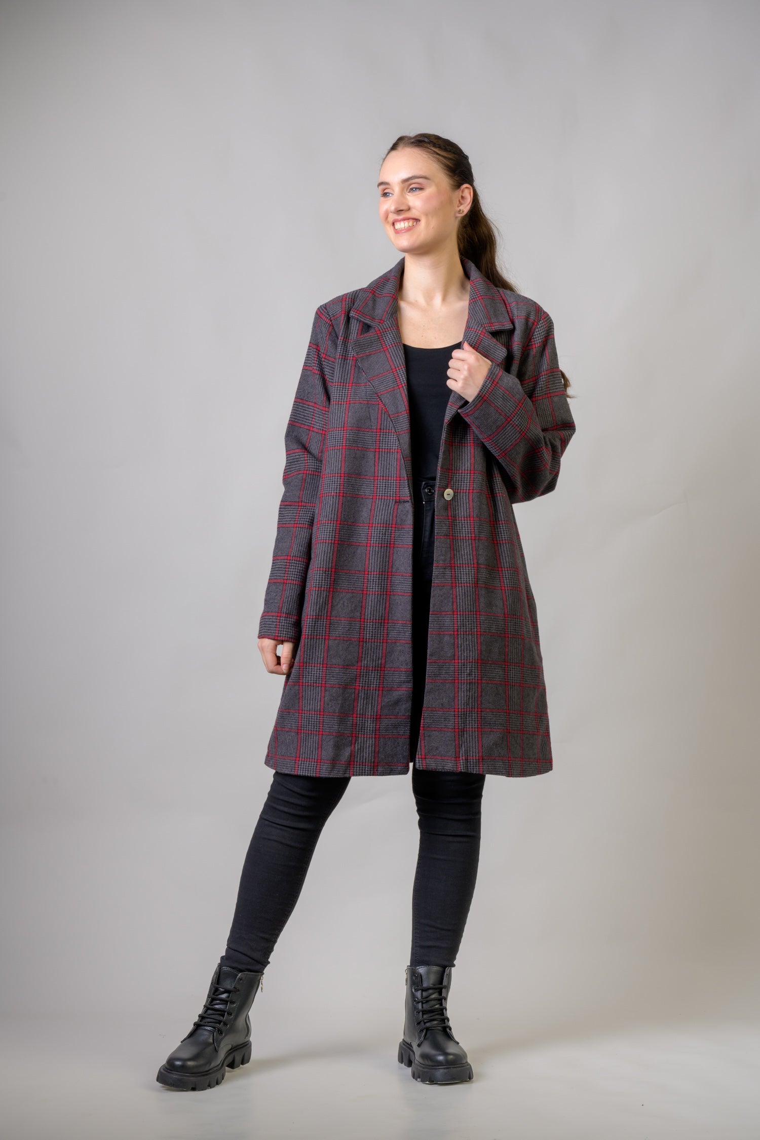 Rhea French Coat Red / S/M