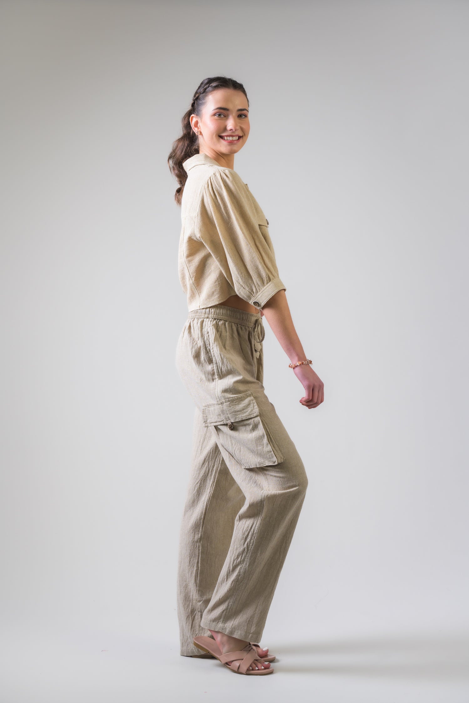 Button-Down Short Jacket