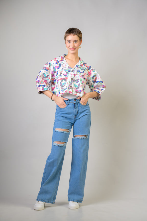 Multicolor Short Jacket - Multicolor