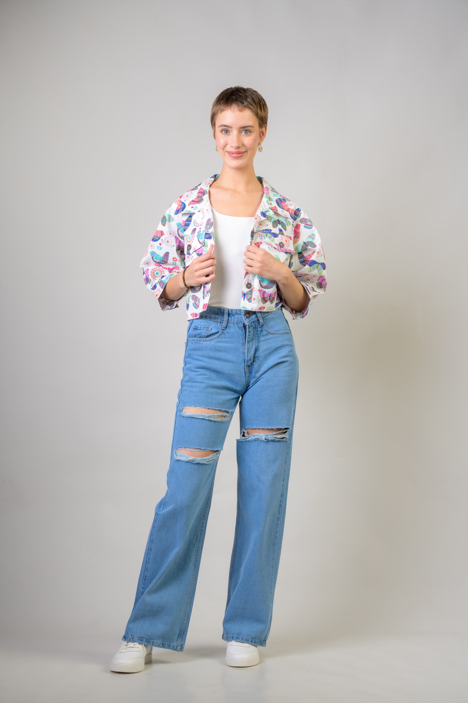 Multicolor Short Jacket