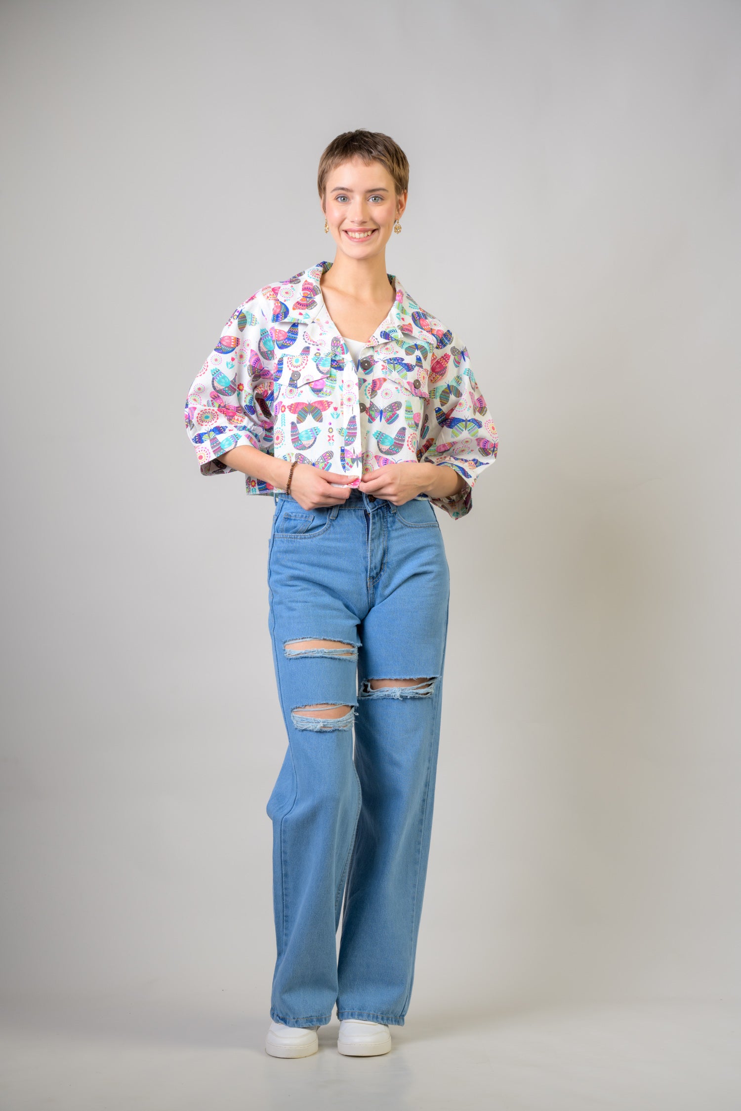Multicolor Short Jacket - Multicolor