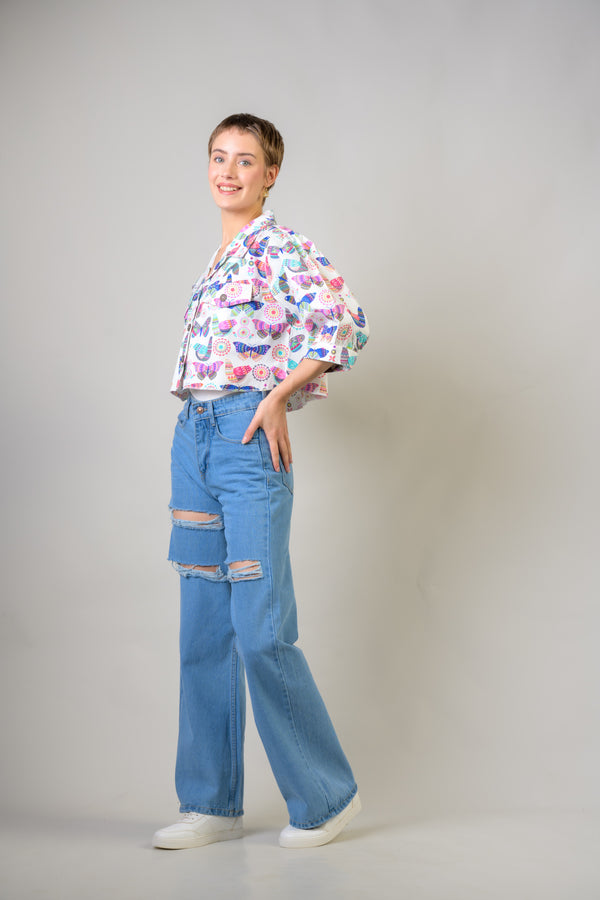 Multicolor Short Jacket