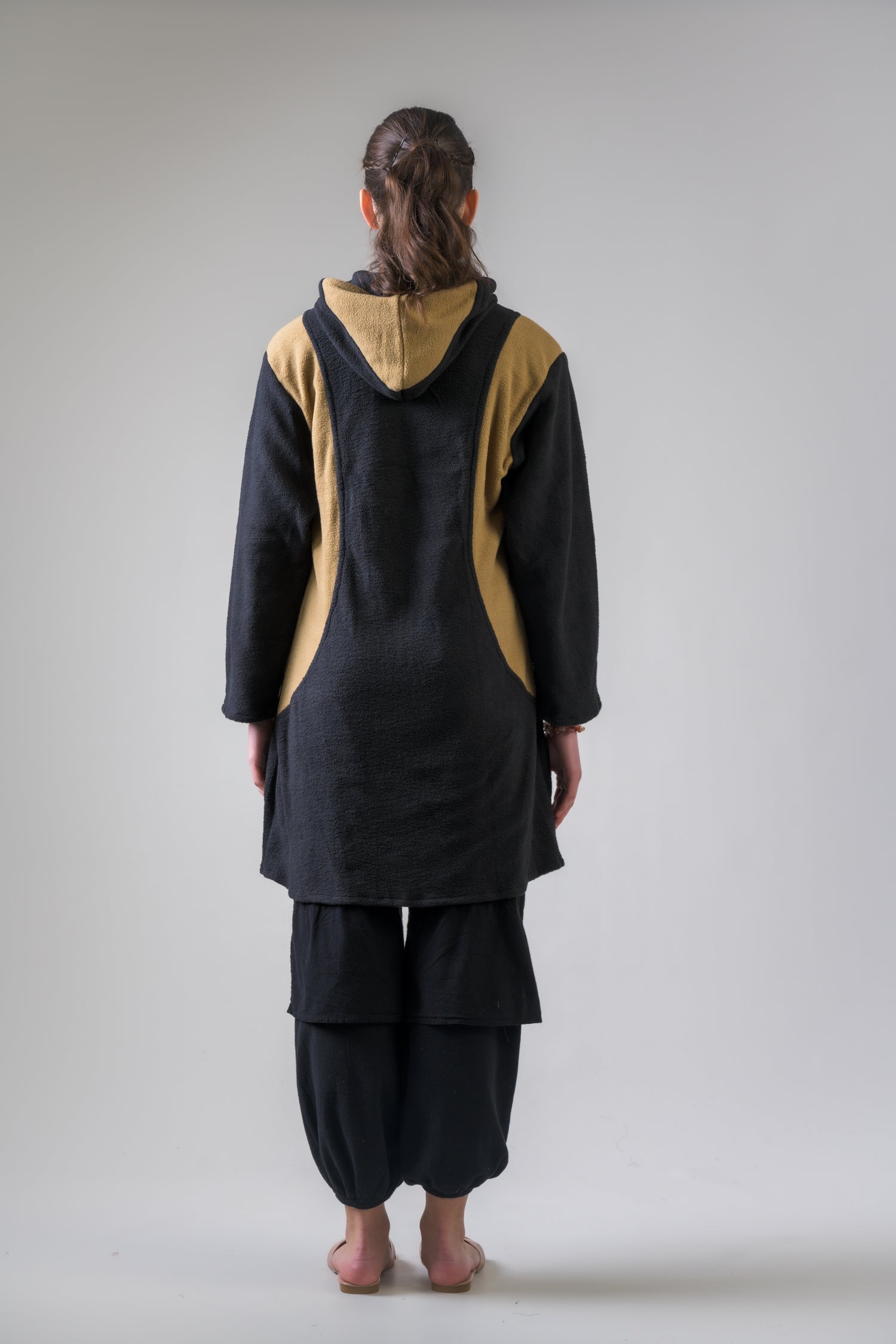Fleecy Pocket Jacket - Black