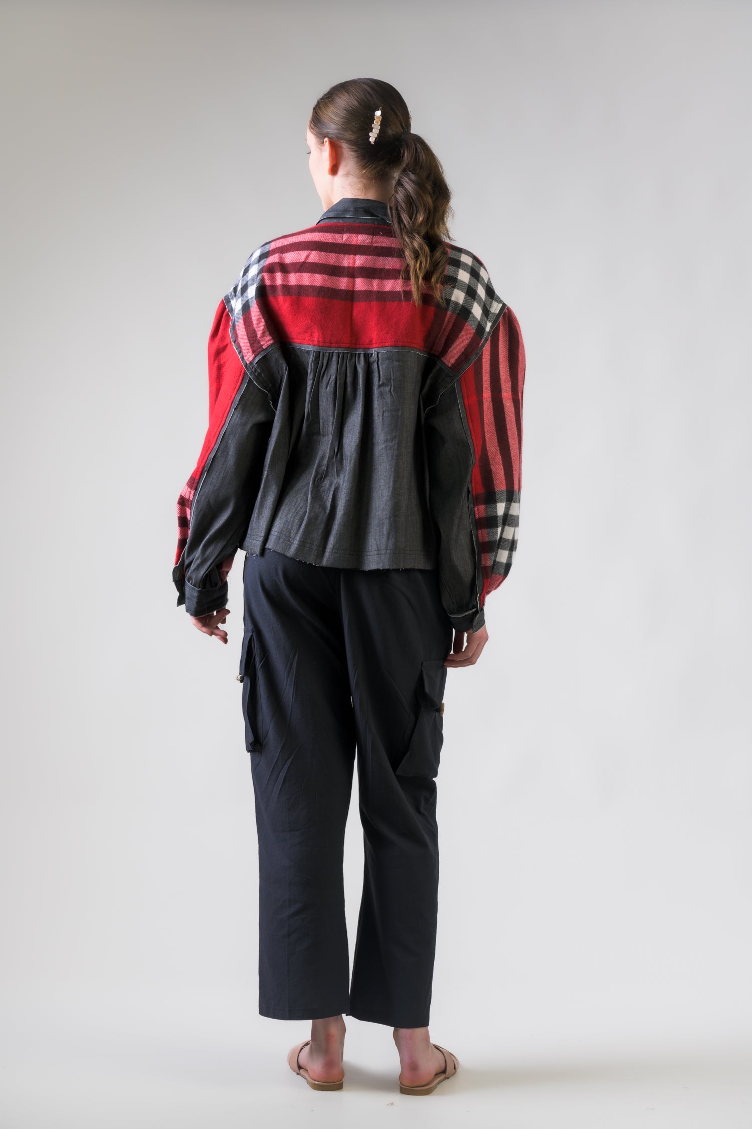 Light Jacket with Plaid - Assorted