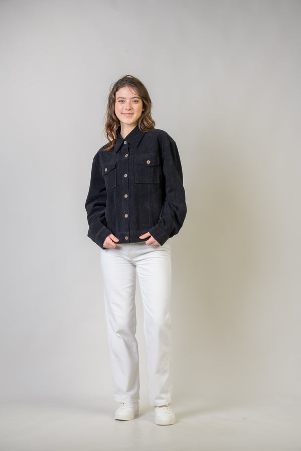 Yucca Cord Jacket - Black