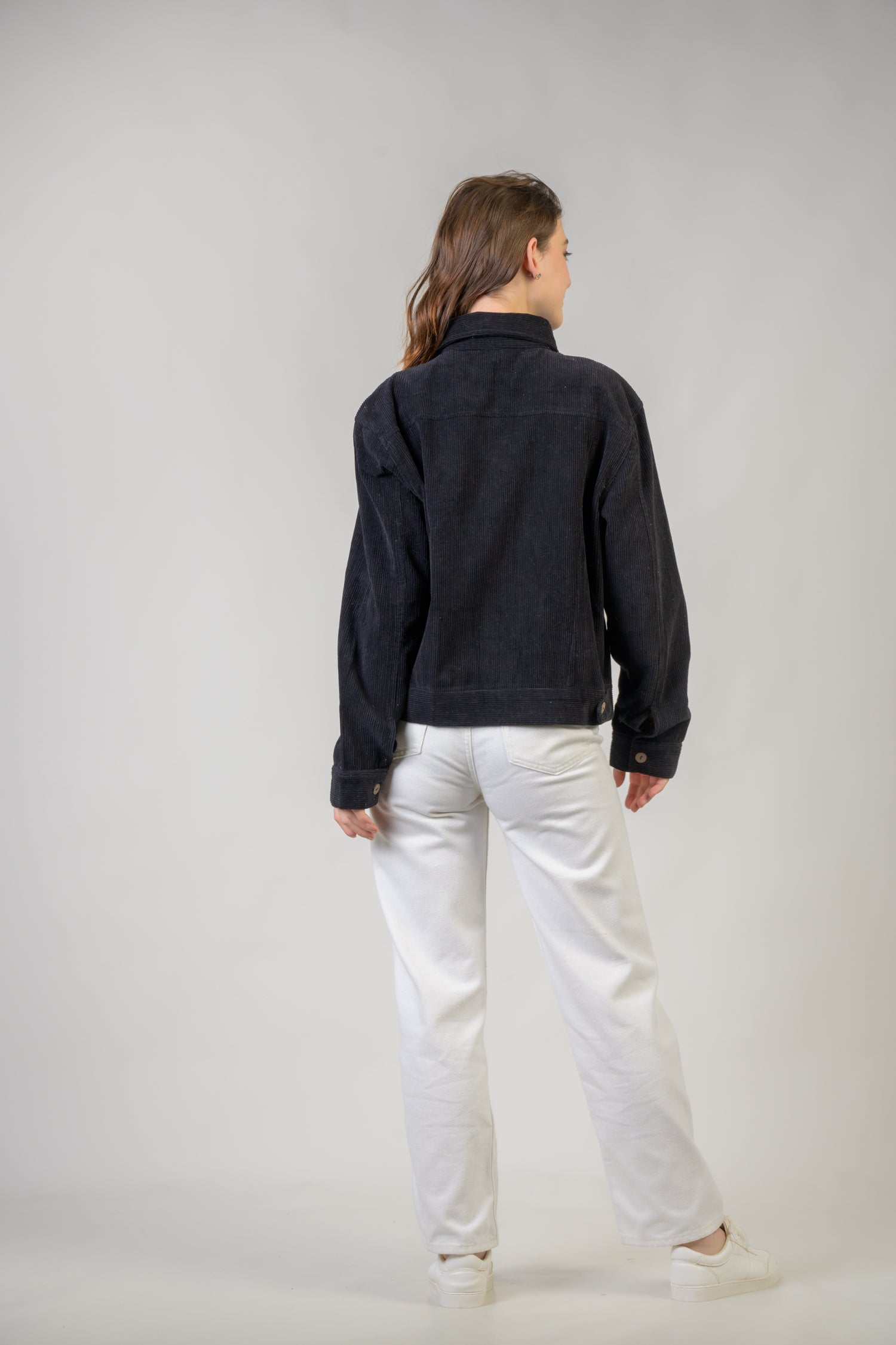 Yucca Cord Jacket - Black – Rhea Fashion