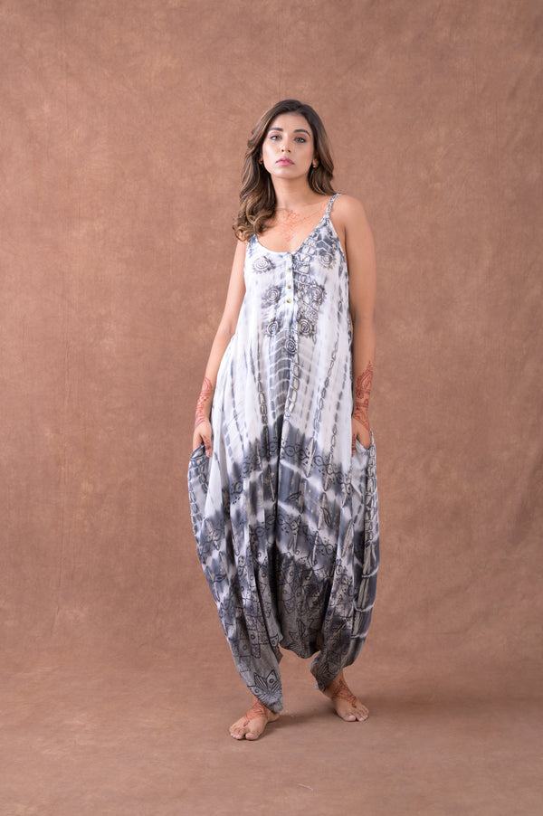 Rhea Tall Flowers Sleeveless Print Dress