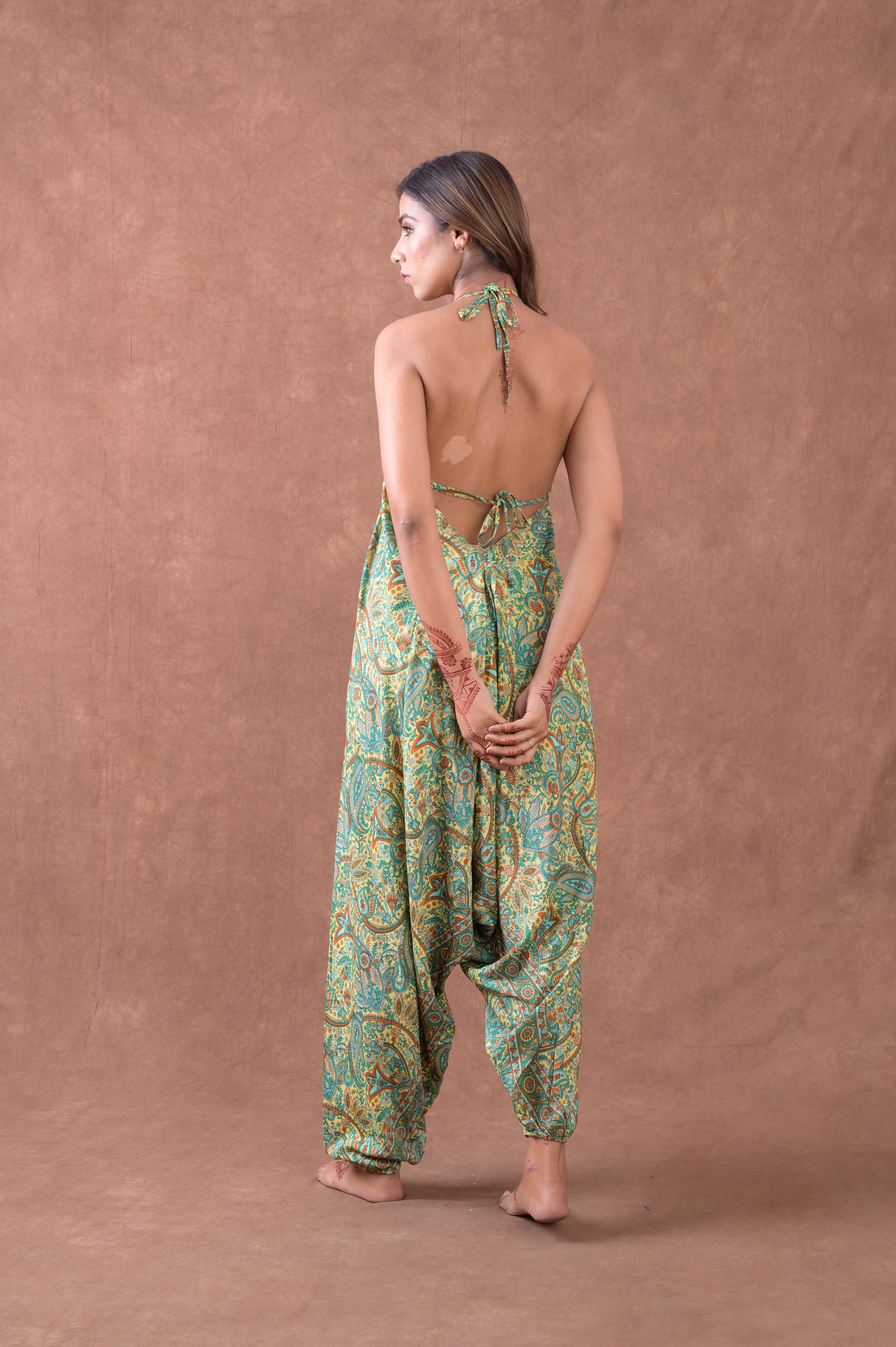 Boho Print Harem Jumpsuit