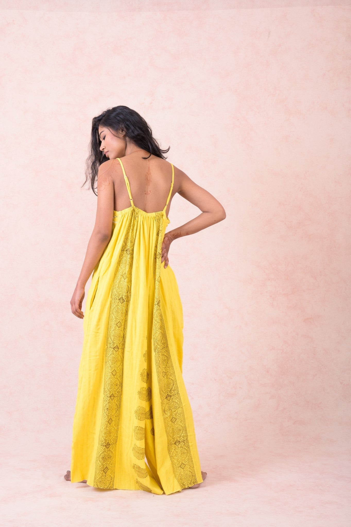 Rhea Pattern & Strap Jumpsuit