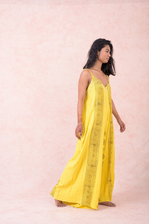 Rhea Pattern & Strap Jumpsuit