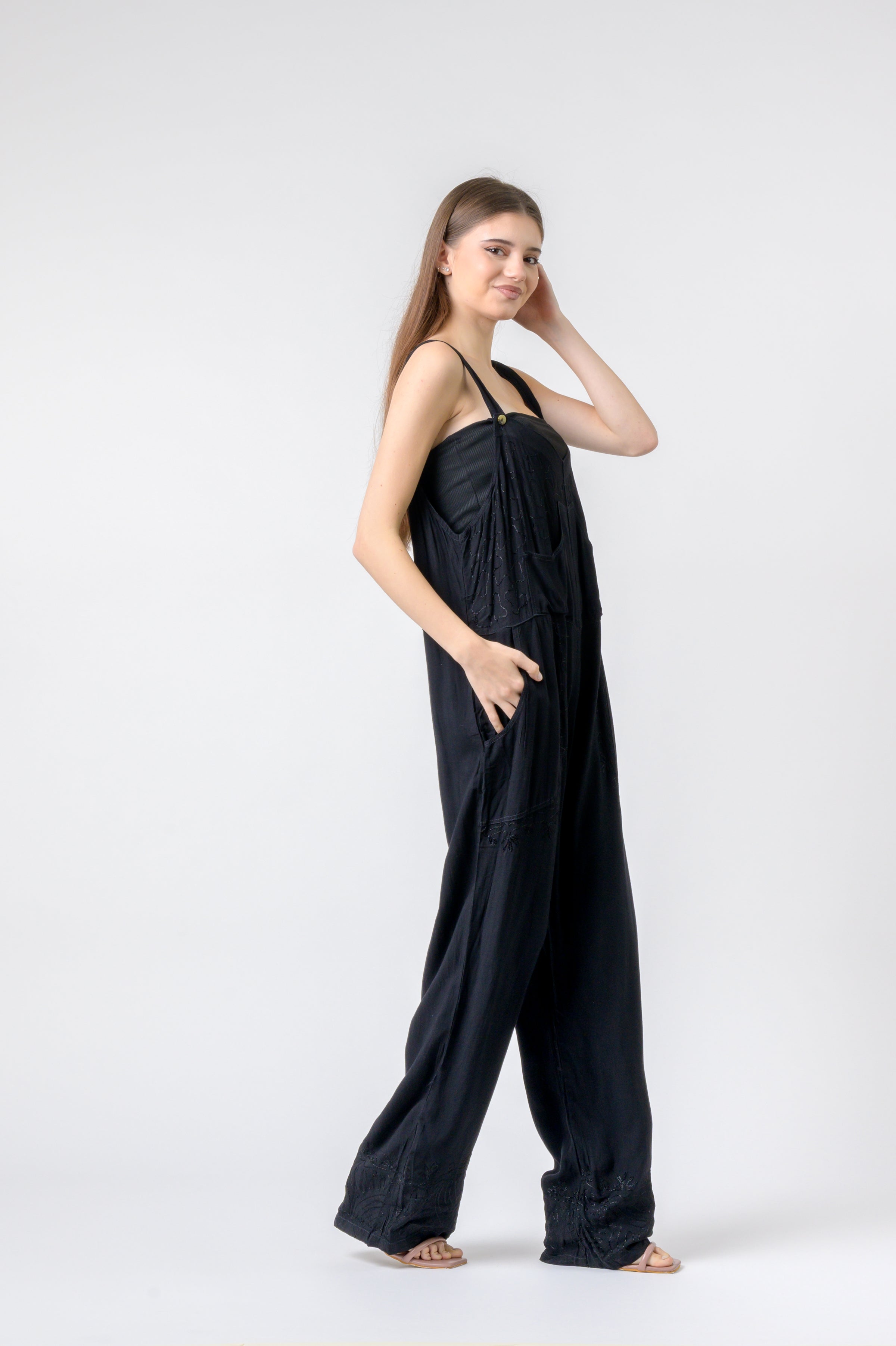 Lace And Patterned Jumper