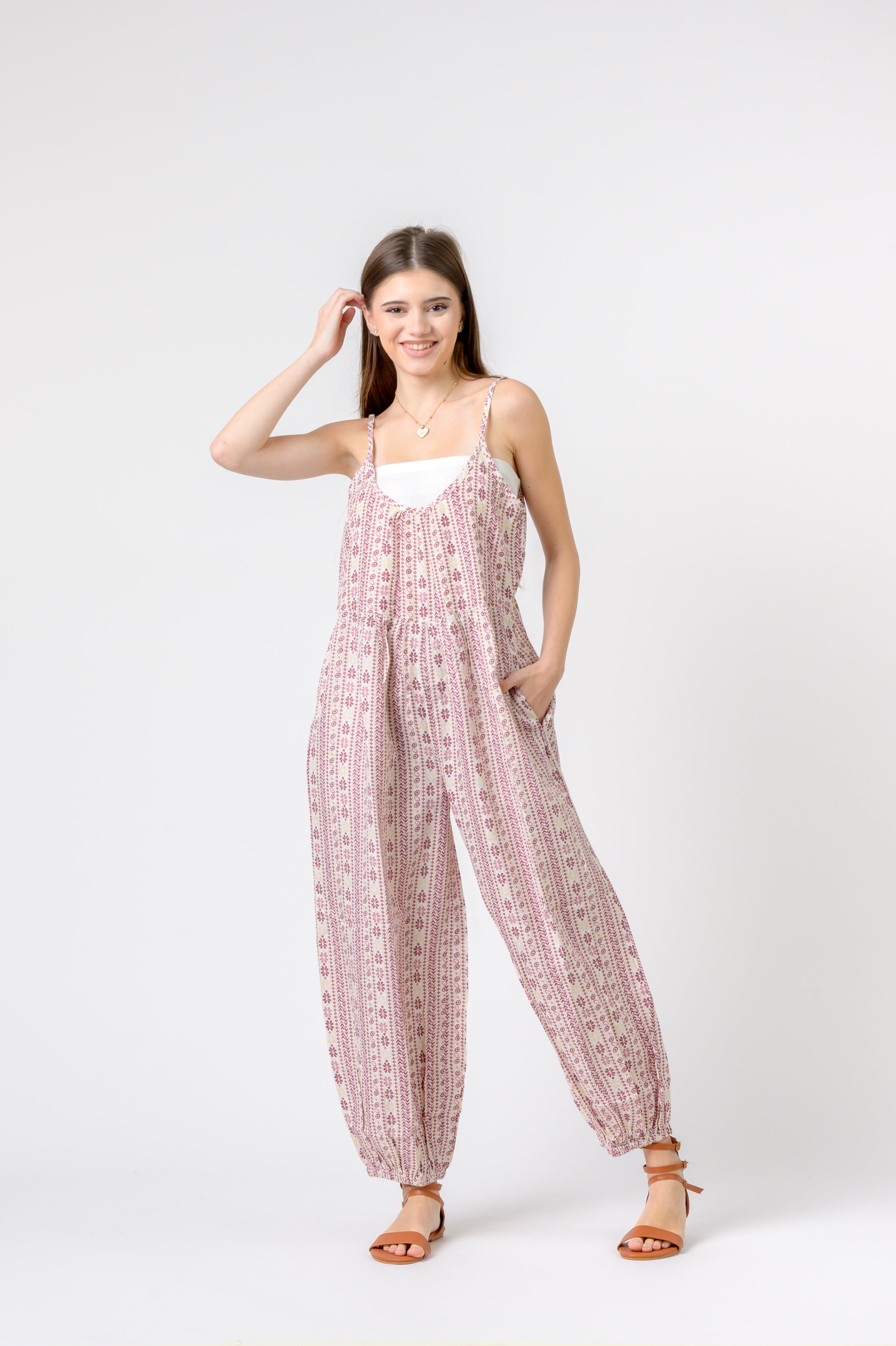 Eva Jumpsuit Flower Print