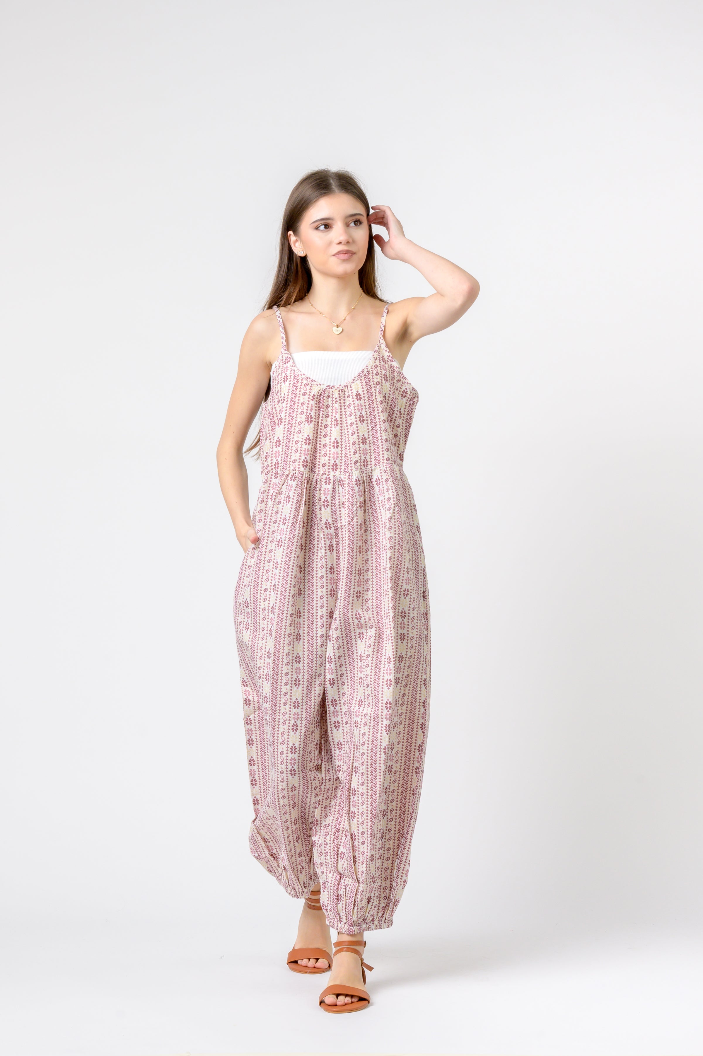 Eva Jumpsuit Flower Print