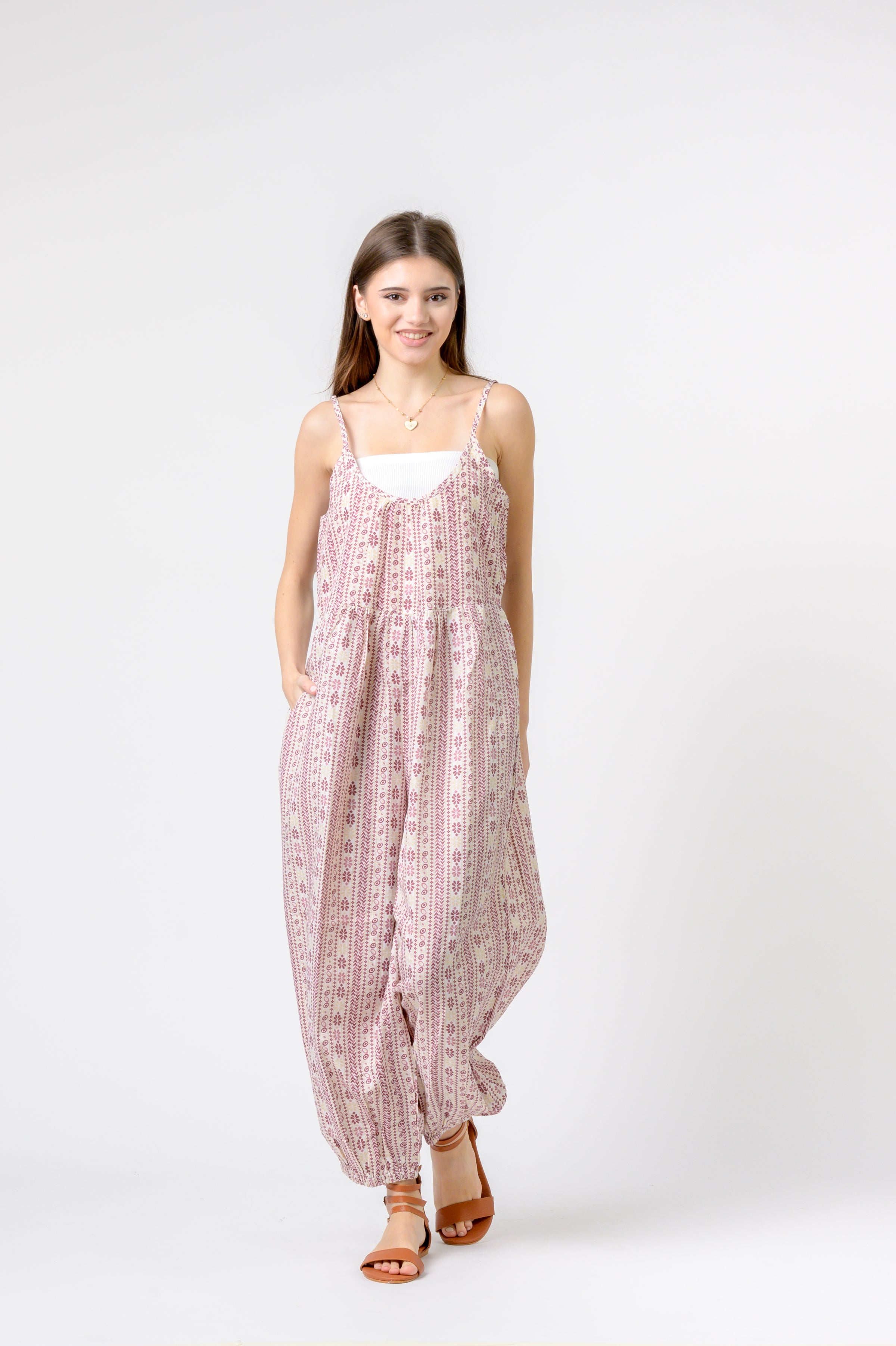 Eva Jumpsuit Flower Print