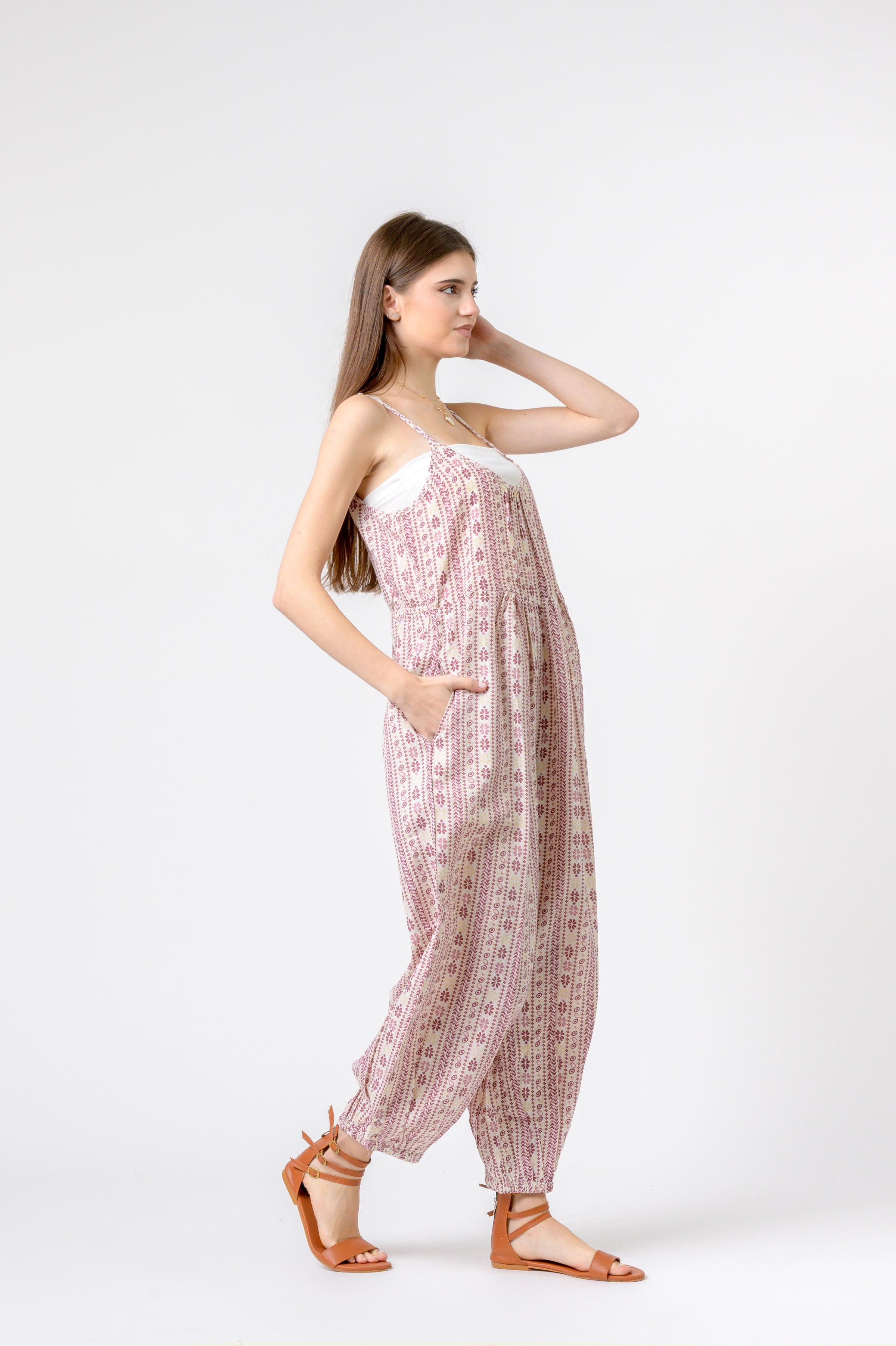 Eva Jumpsuit Flower Print